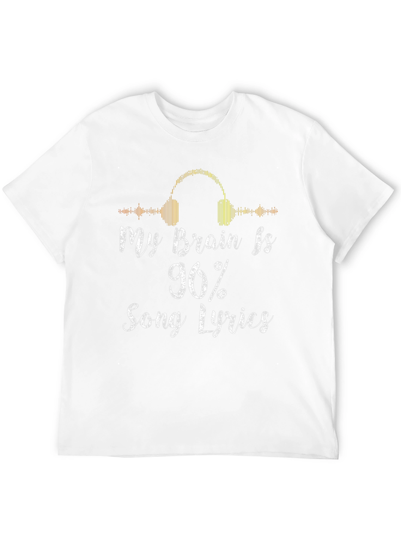 My Brain is 96% Song Lyrics T-Shirt
