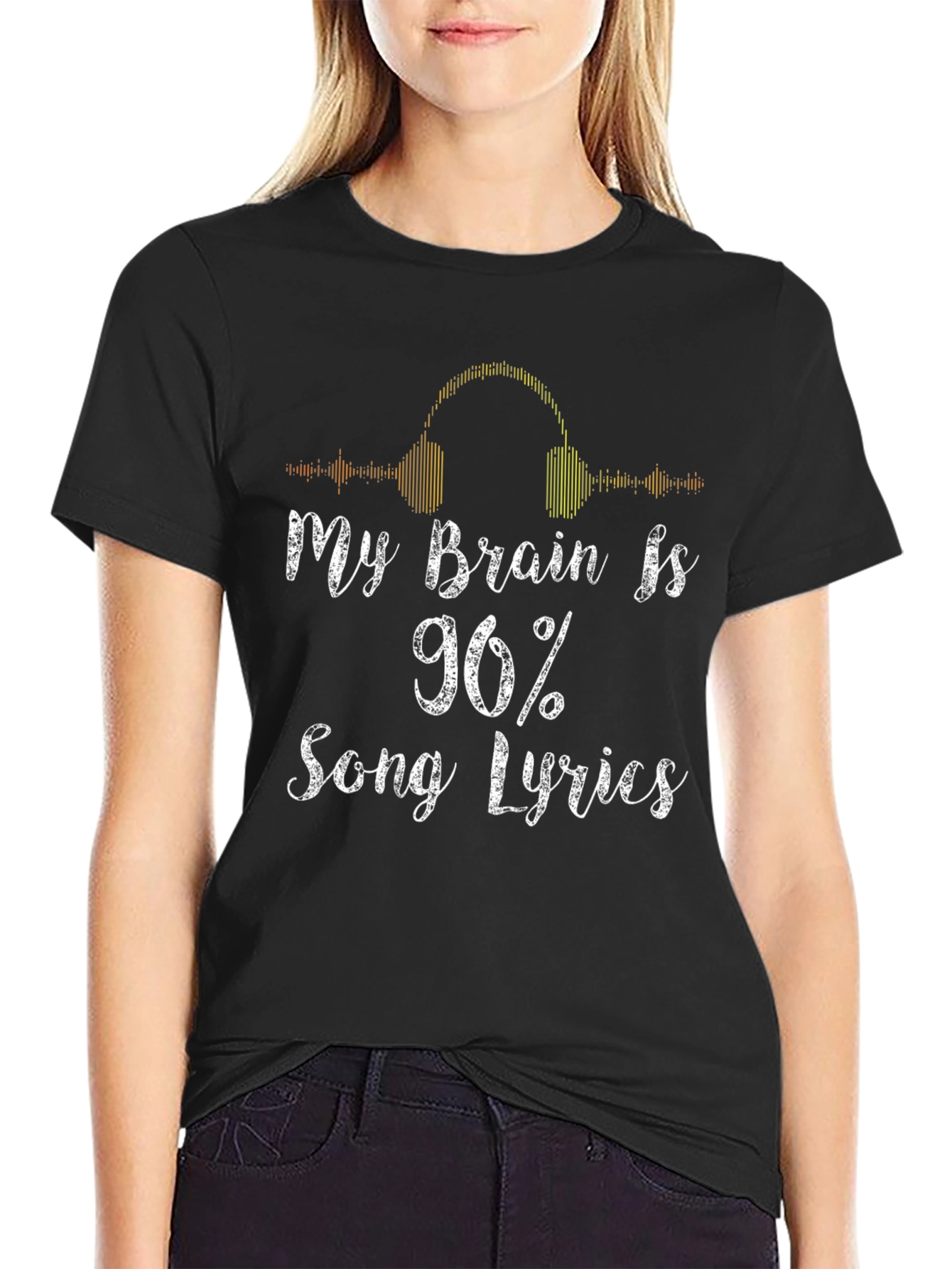 My Brain is 96% Song Lyrics T-Shirt