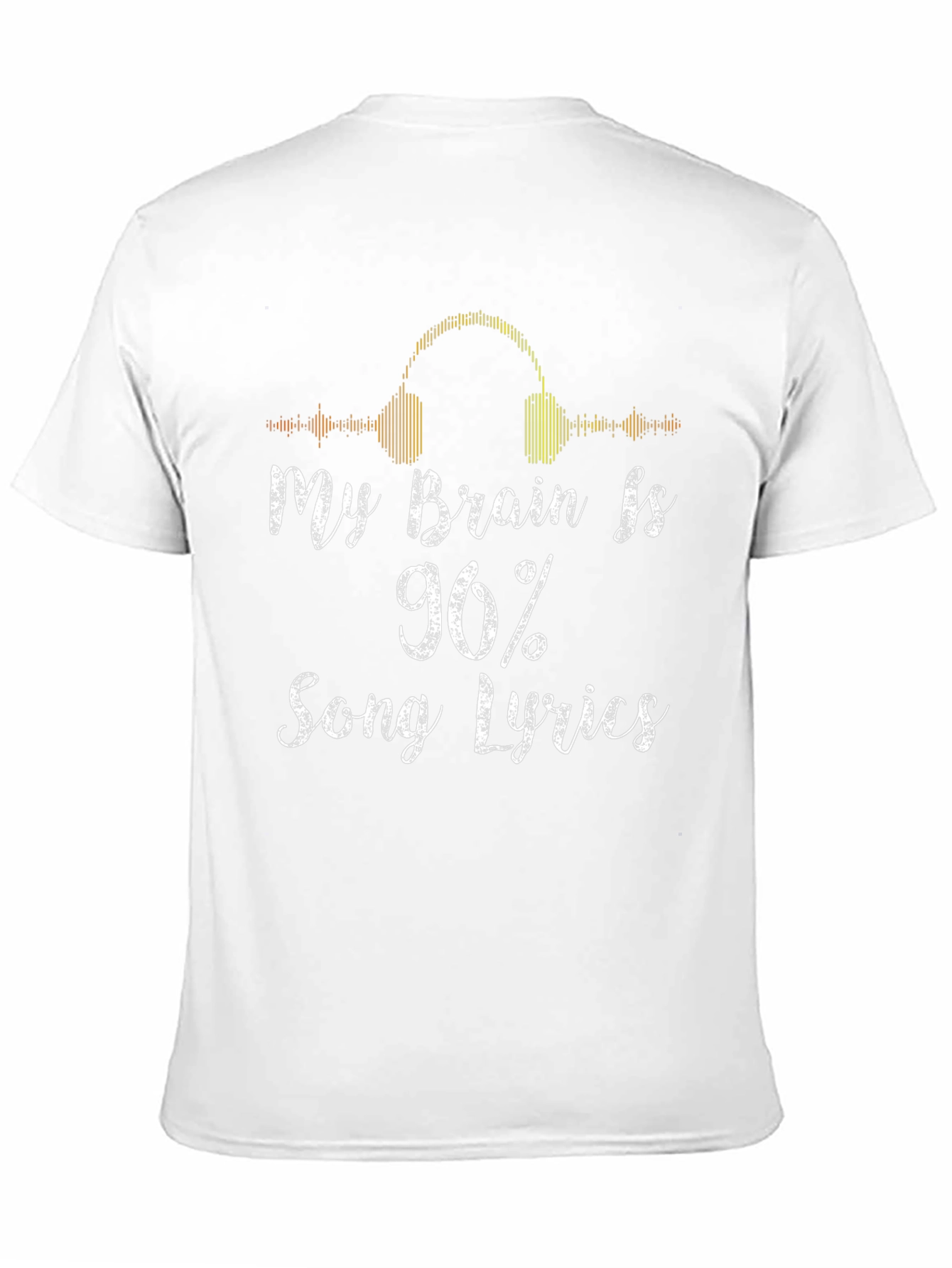 My Brain is 96% Song Lyrics T-Shirt
