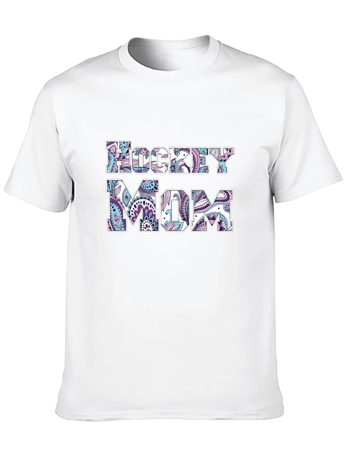 Hockey Mom Graphic T-Shirt - Black