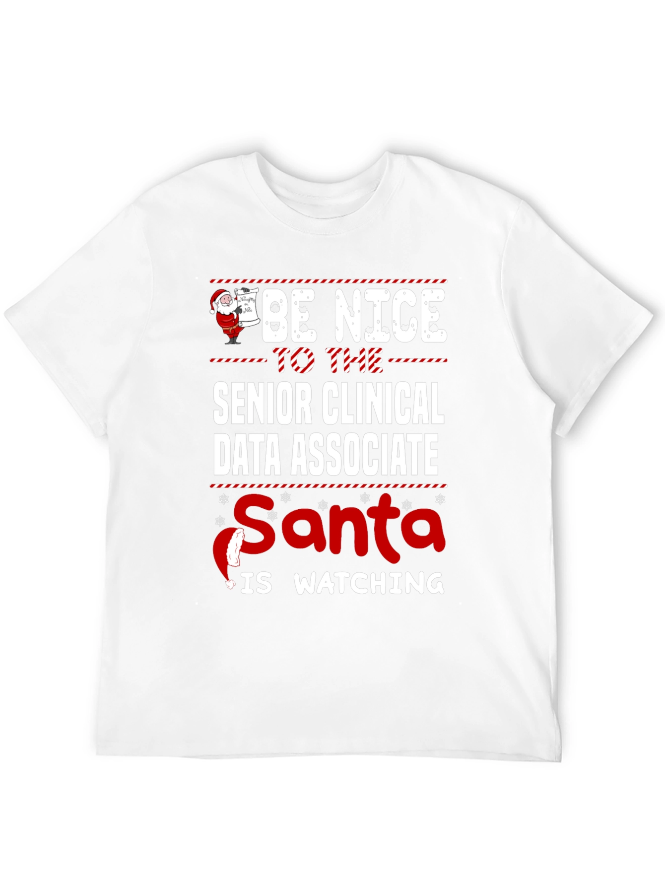 Senior Clinical Data Associate Santa Christmas T-Shirt