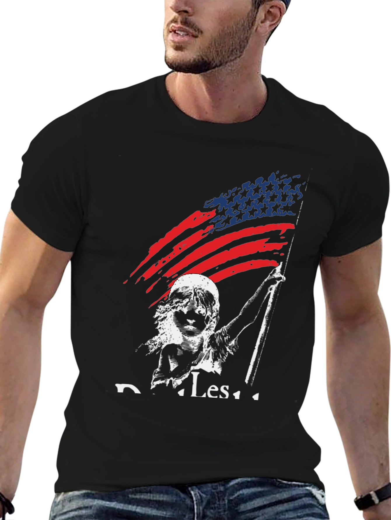 Distressed American Flag T-Shirt