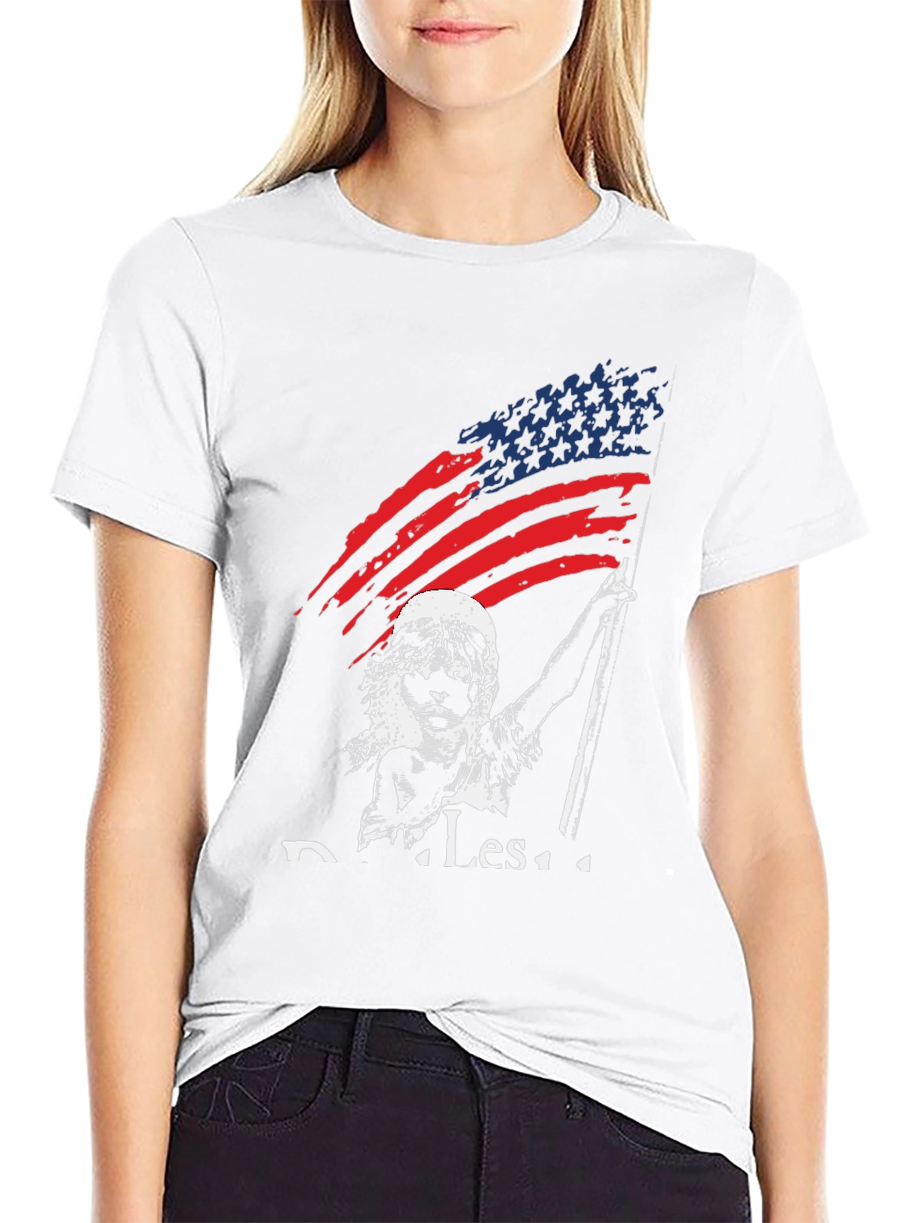 Distressed American Flag T-Shirt