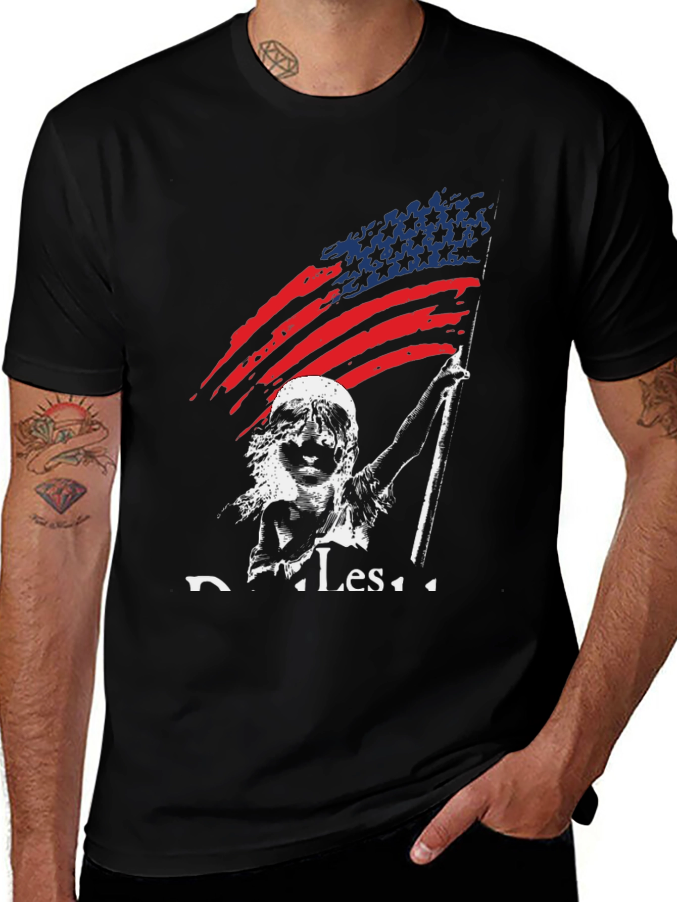 Distressed American Flag T-Shirt