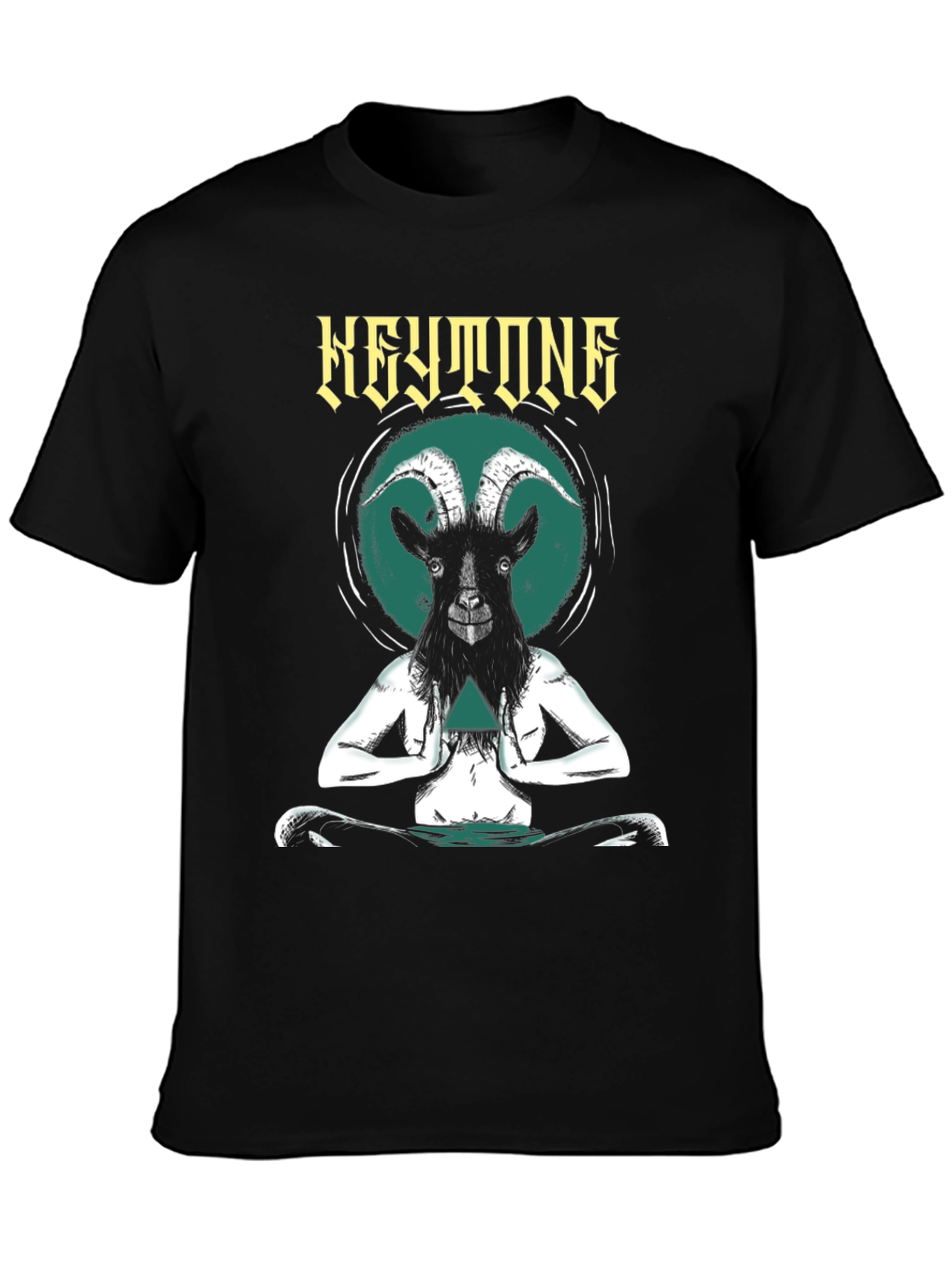 Keystone Goat Meditation Graphic Tee - Black