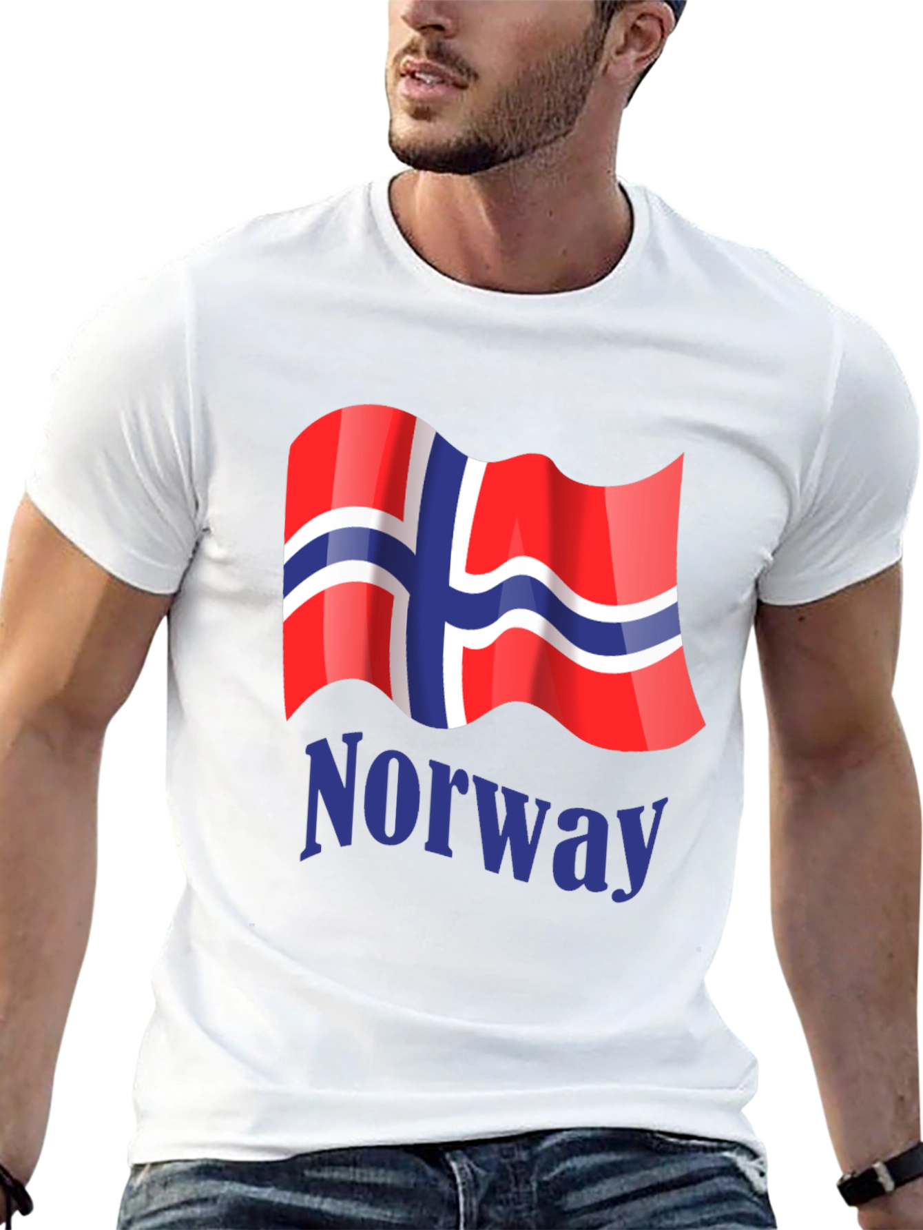 Norway Flag Graphic T-Shirt