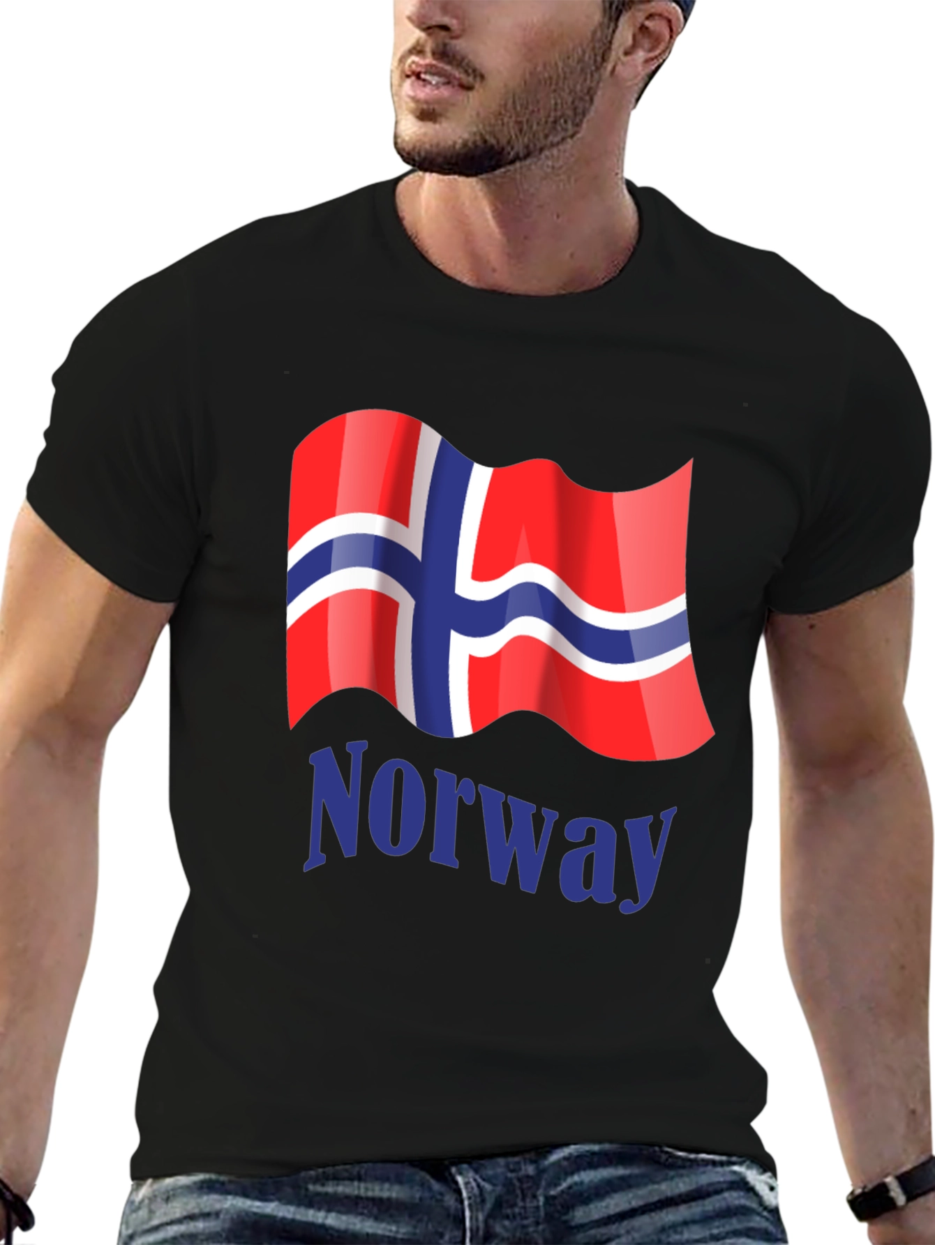 Norway Flag Graphic T-Shirt