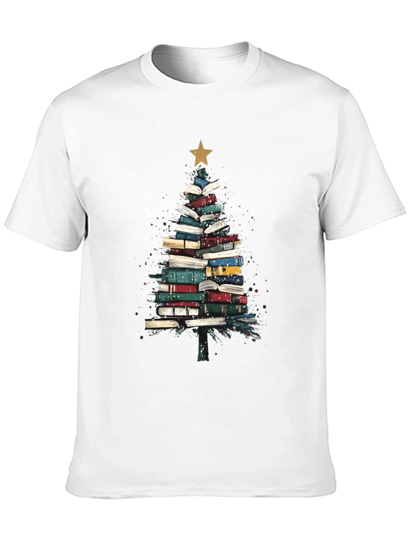Book Tree T-Shirt - Festive Reader Apparel