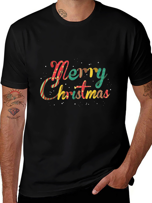 Festive Merry Christmas Graphic Tee - Holiday Style