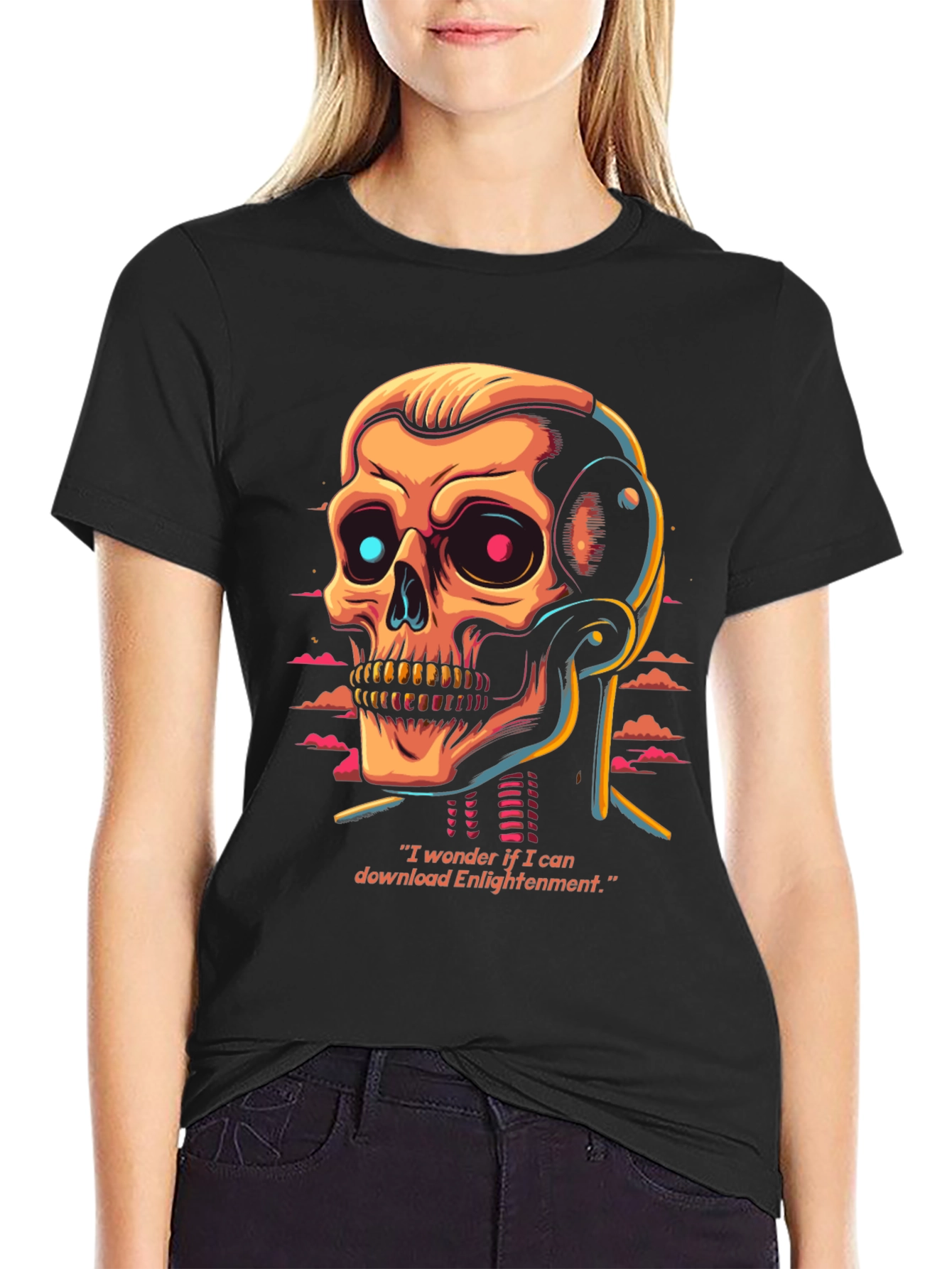 Cyber Skull T-Shirt - Enlightenment Download