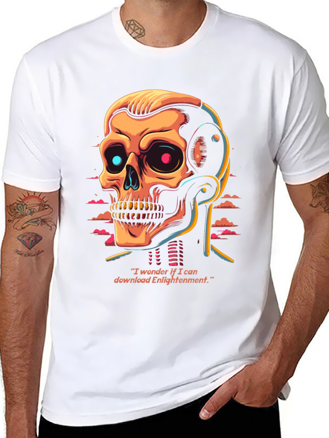 Cyber Skull T-Shirt - Enlightenment Download
