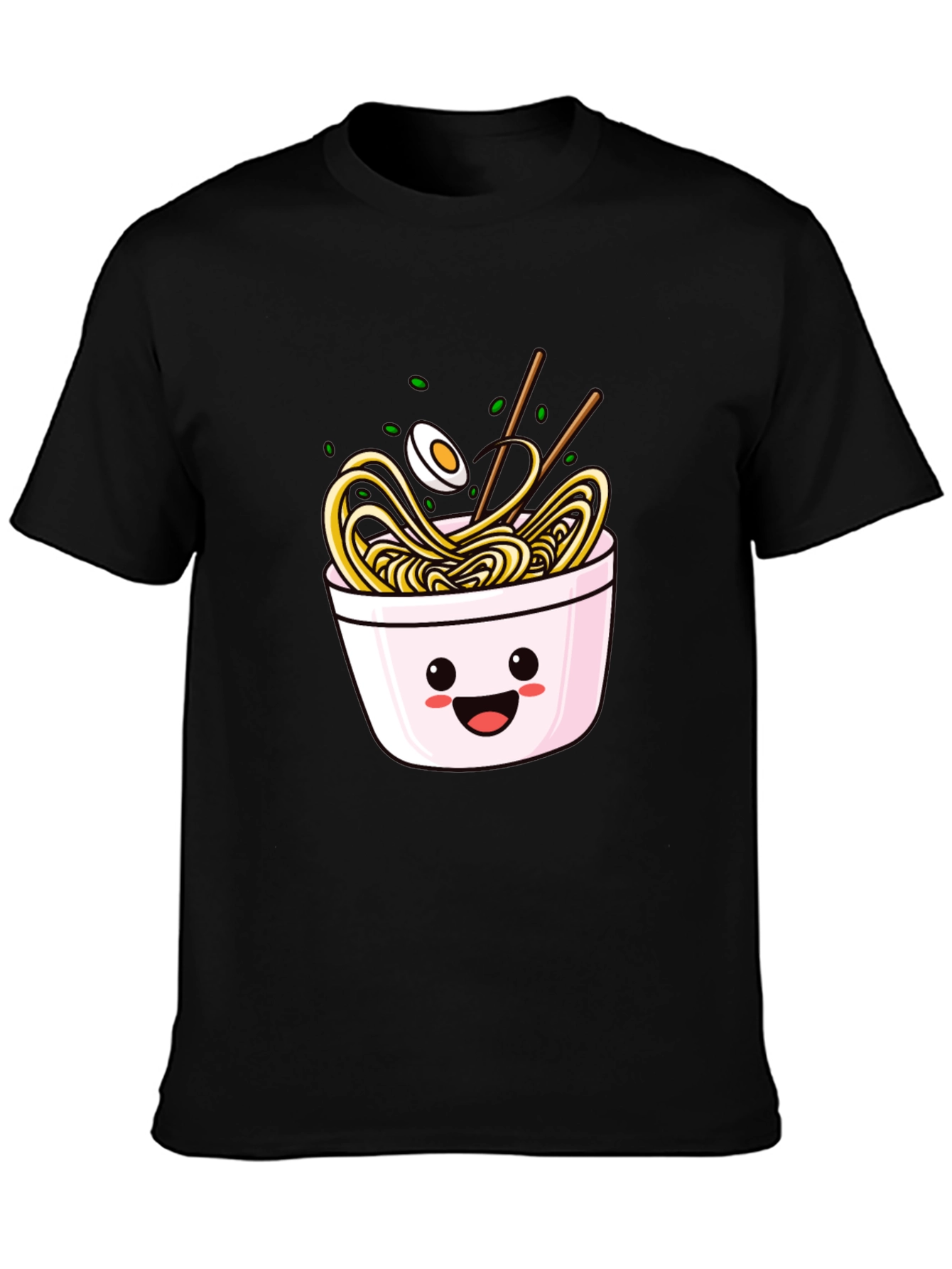 Ramen Bowl Graphic Tee - Cute Noodle Lover T-Shirt