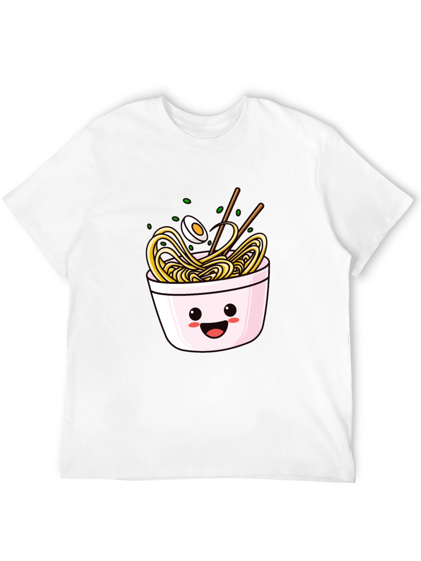 Ramen Bowl Graphic Tee - Cute Noodle Lover T-Shirt