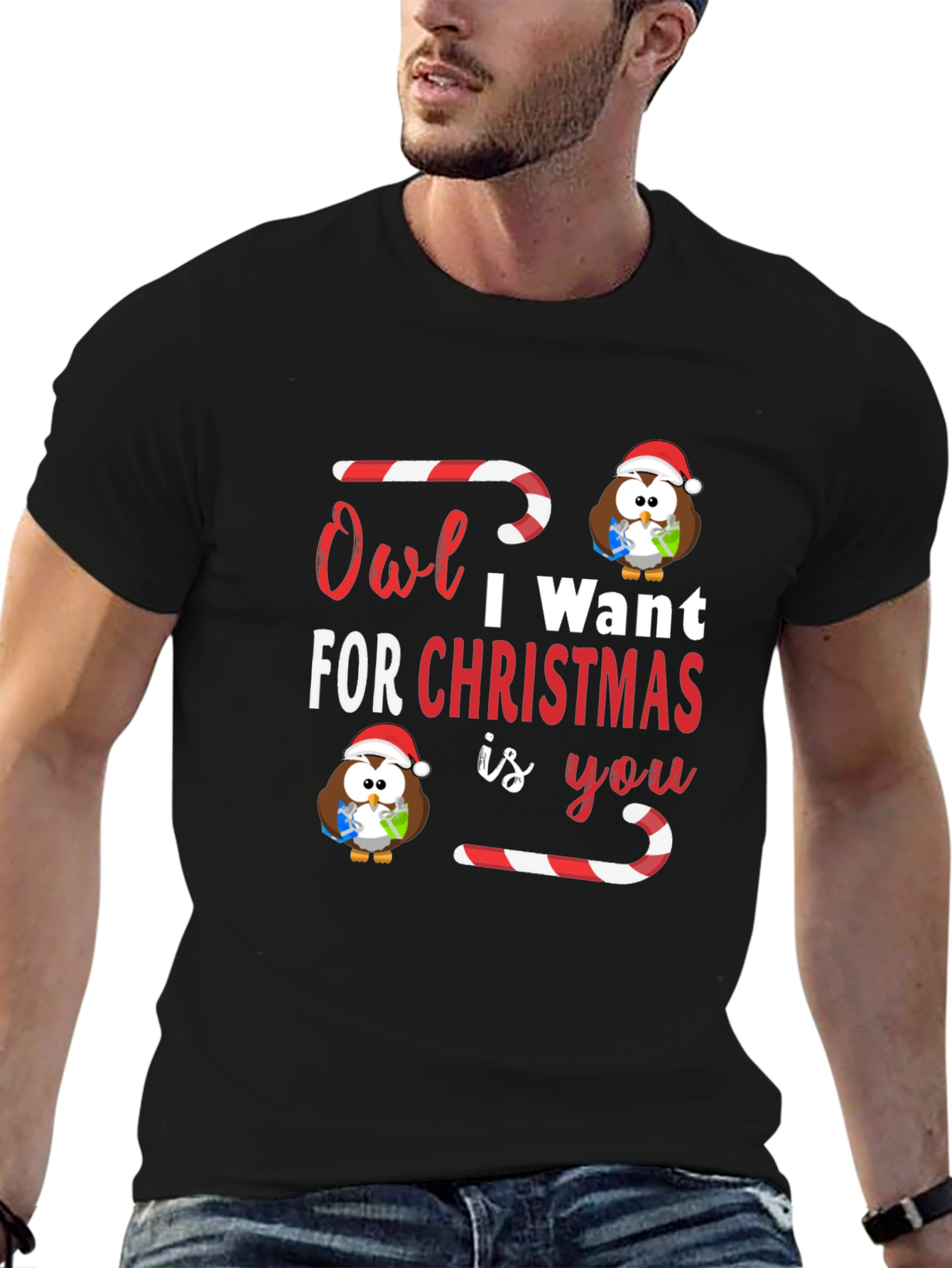 Owl I Want For Christmas T-Shirt