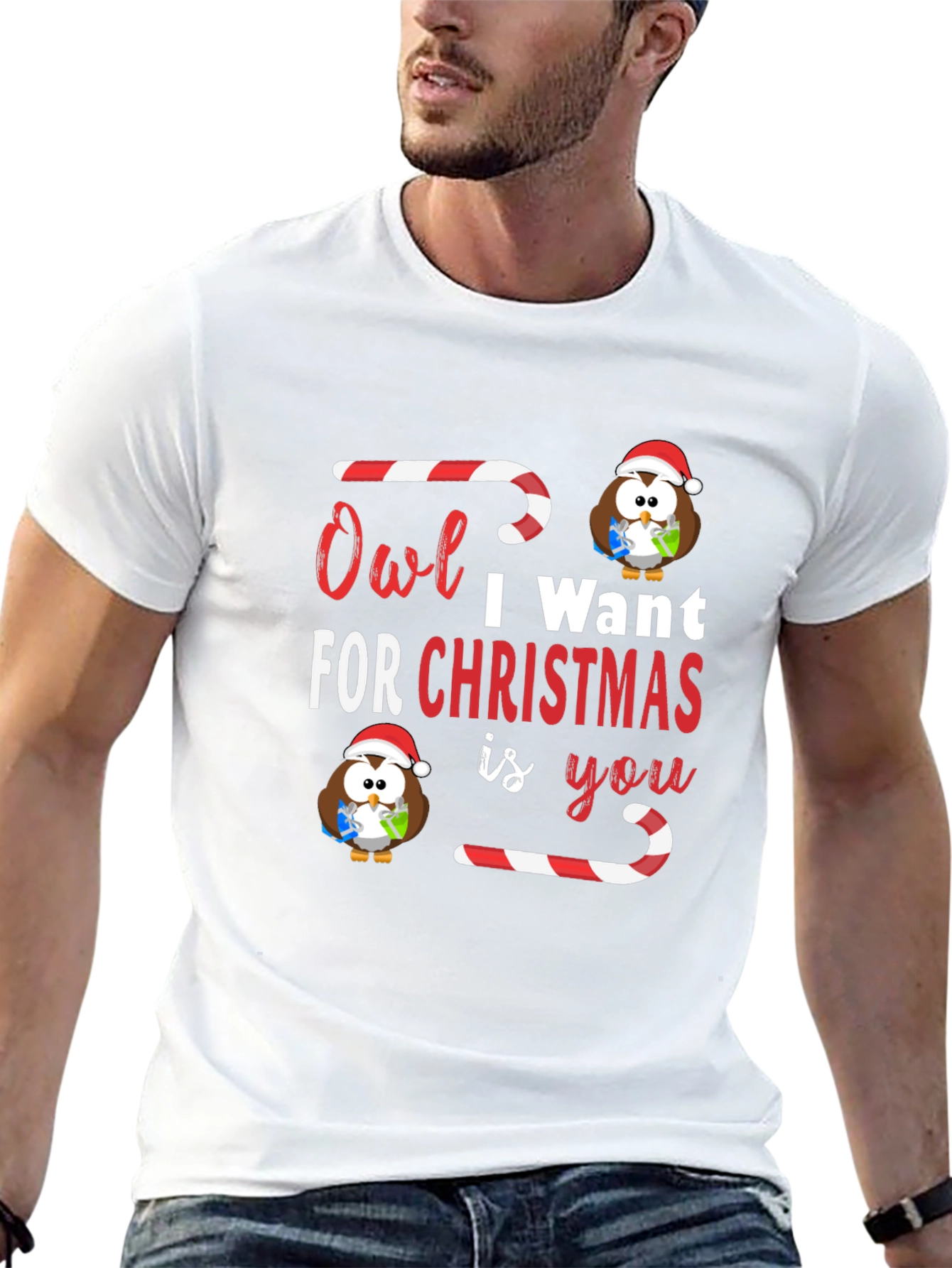 Owl I Want For Christmas T-Shirt