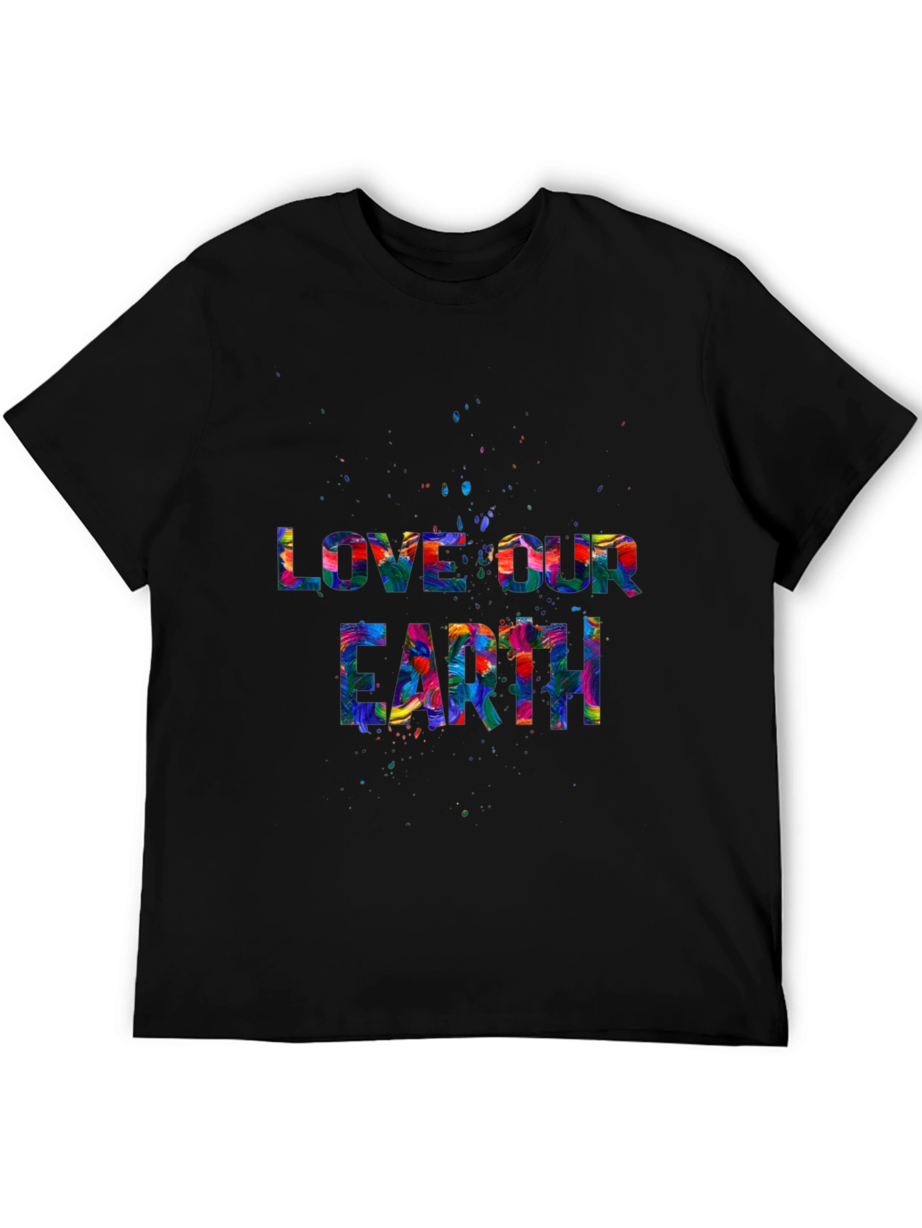 Love Our Earth Graphic Tee - Black