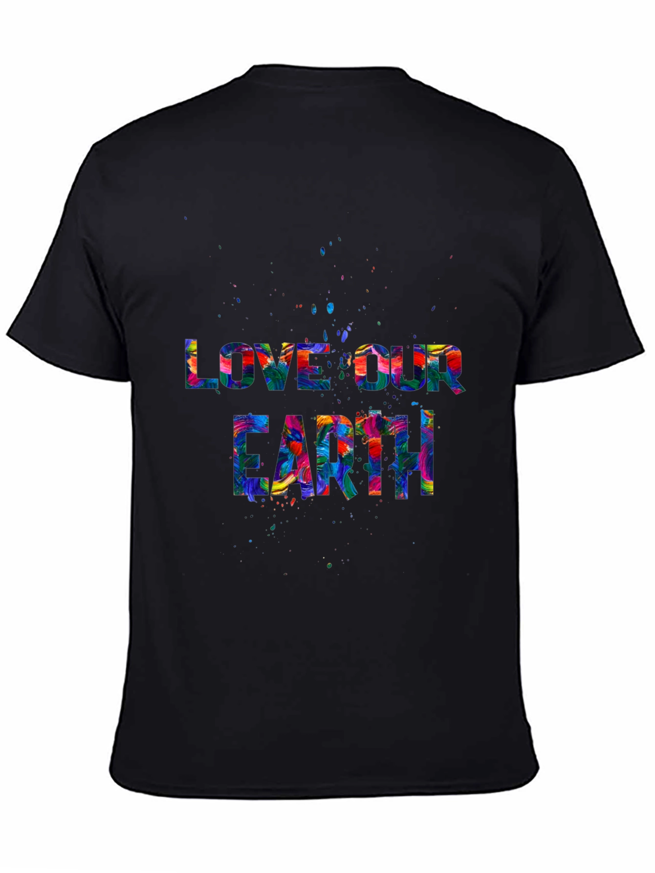 Love Our Earth Graphic Tee - Black
