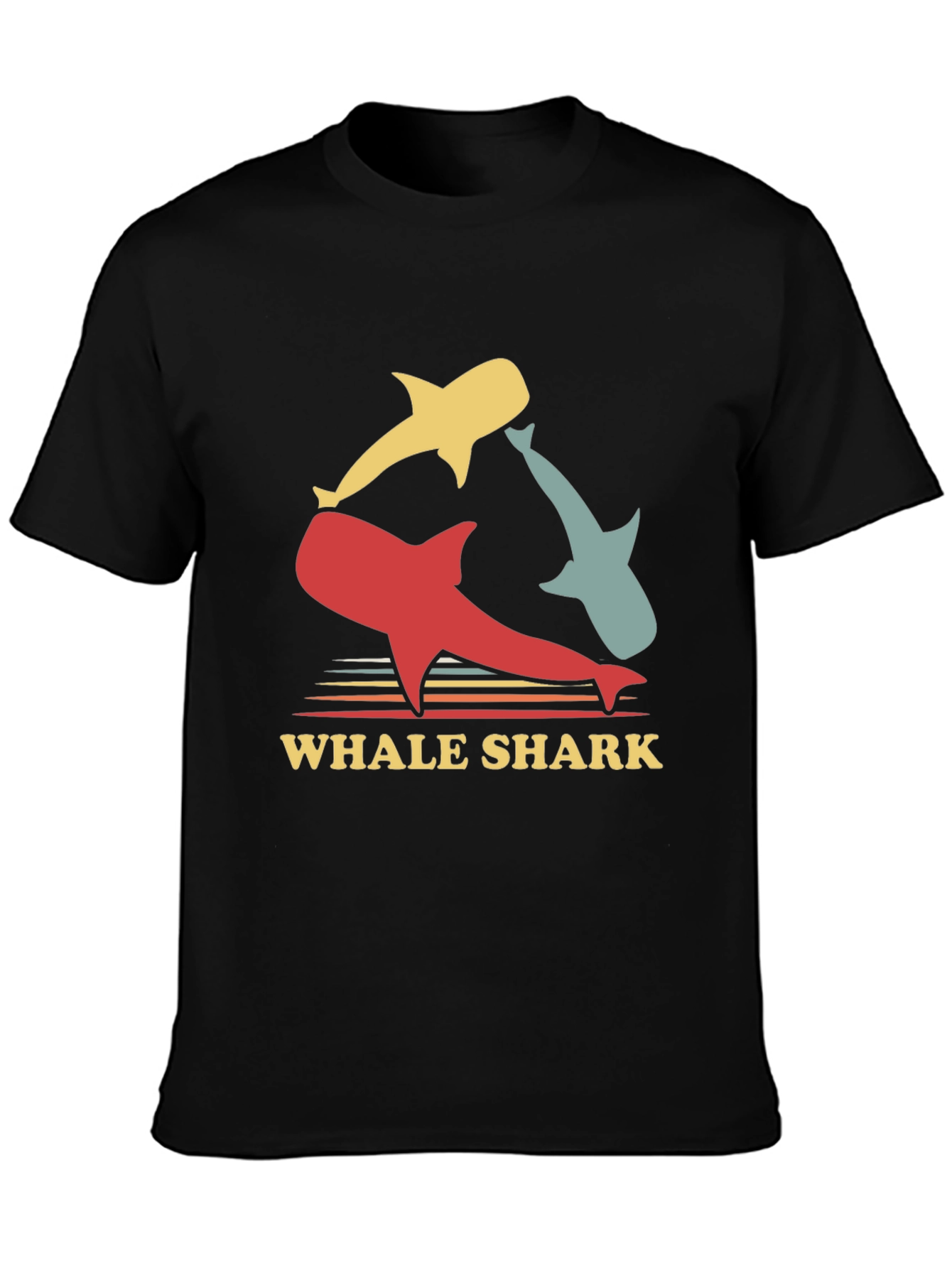 Whale Shark Graphic Tee - Retro Style