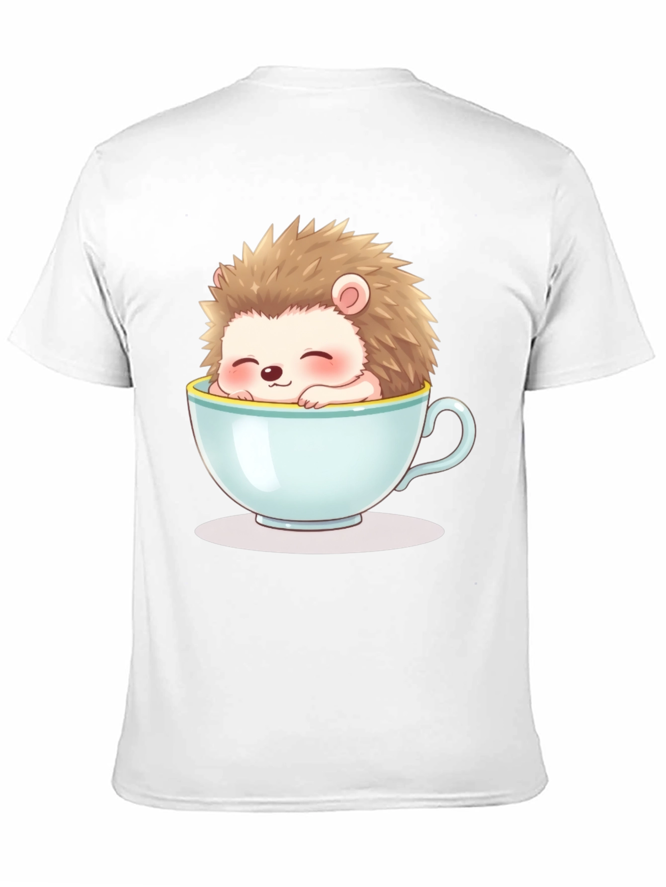Cute Hedgehog in Teacup Graphic Tee - Unisex