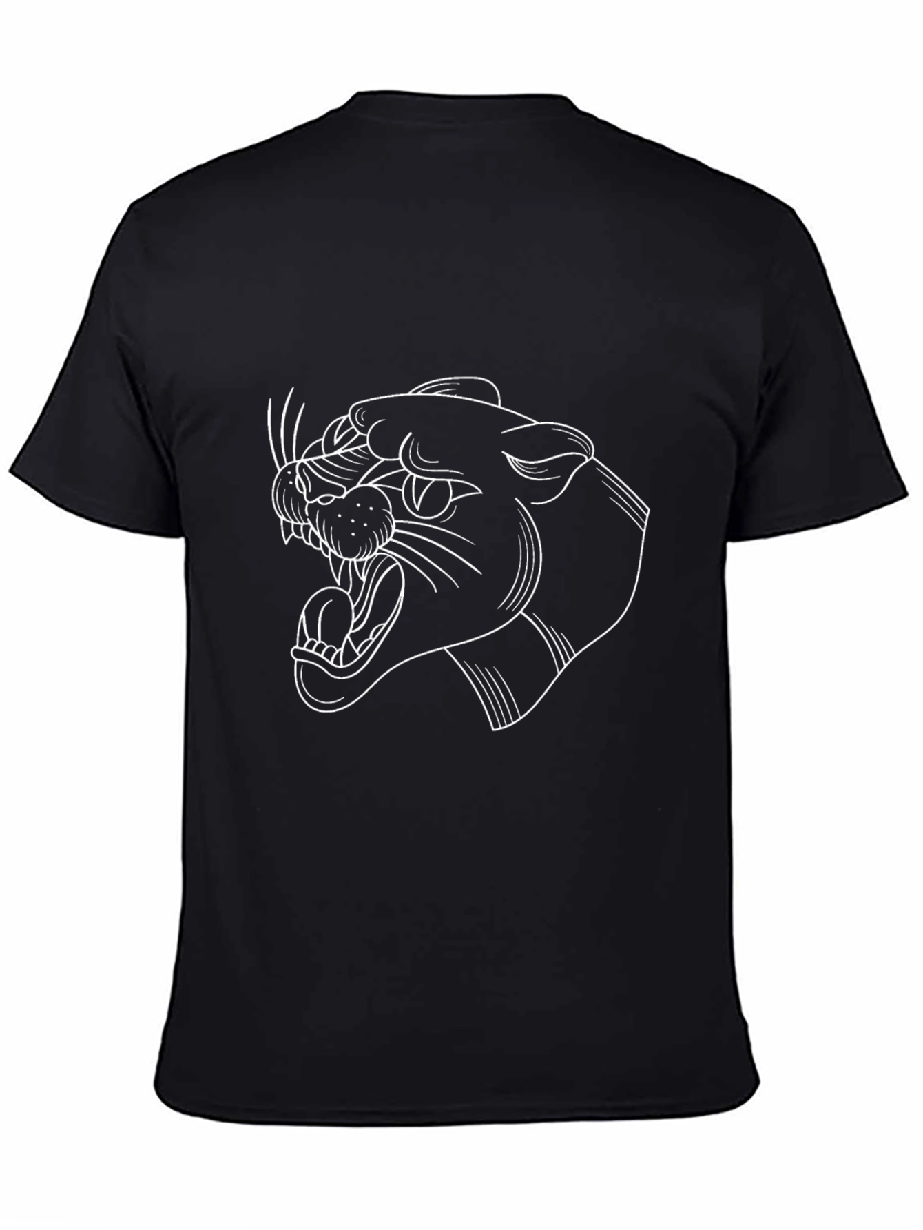 Mens Black Panther Graphic Tee - Stylish Casual Wear