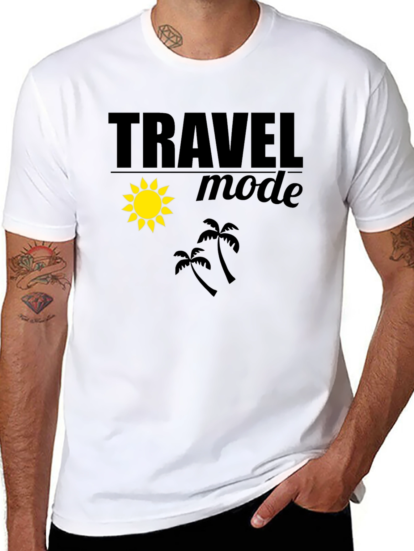 Travel Mode Graphic Tee - Vacation Ready