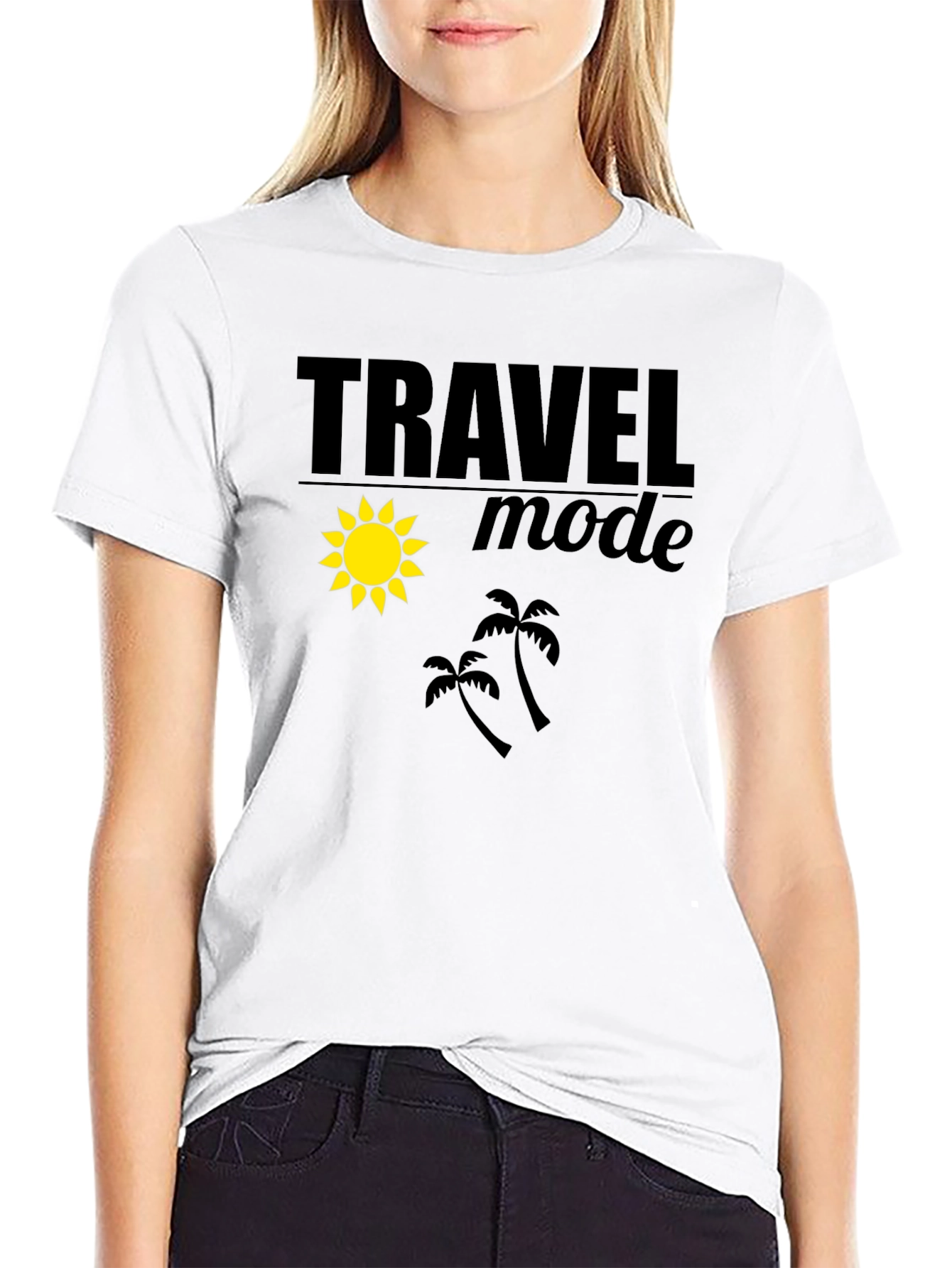 Travel Mode Graphic Tee - Vacation Ready