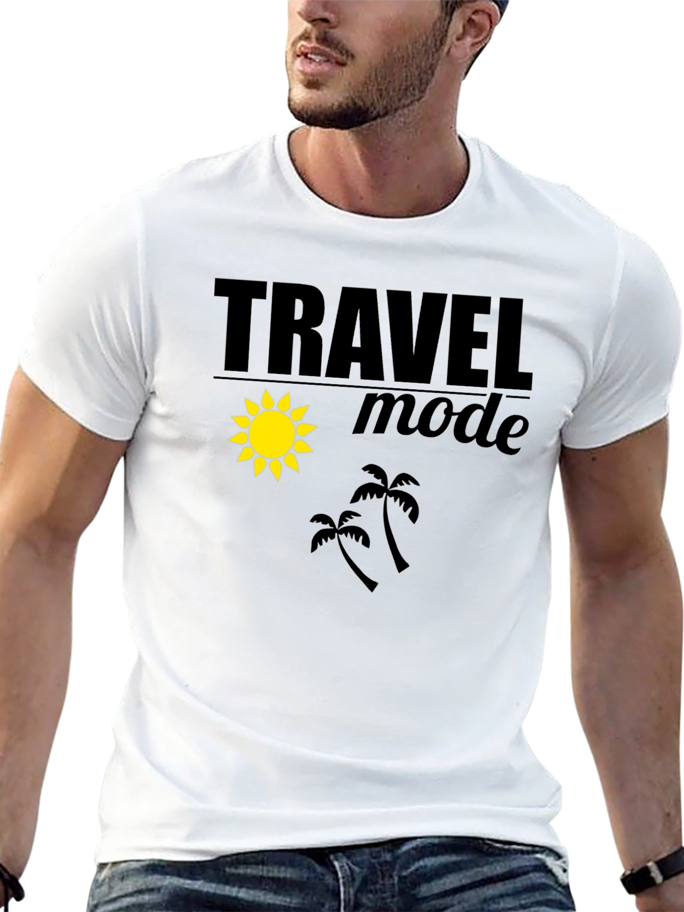 Travel Mode Graphic Tee - Vacation Ready