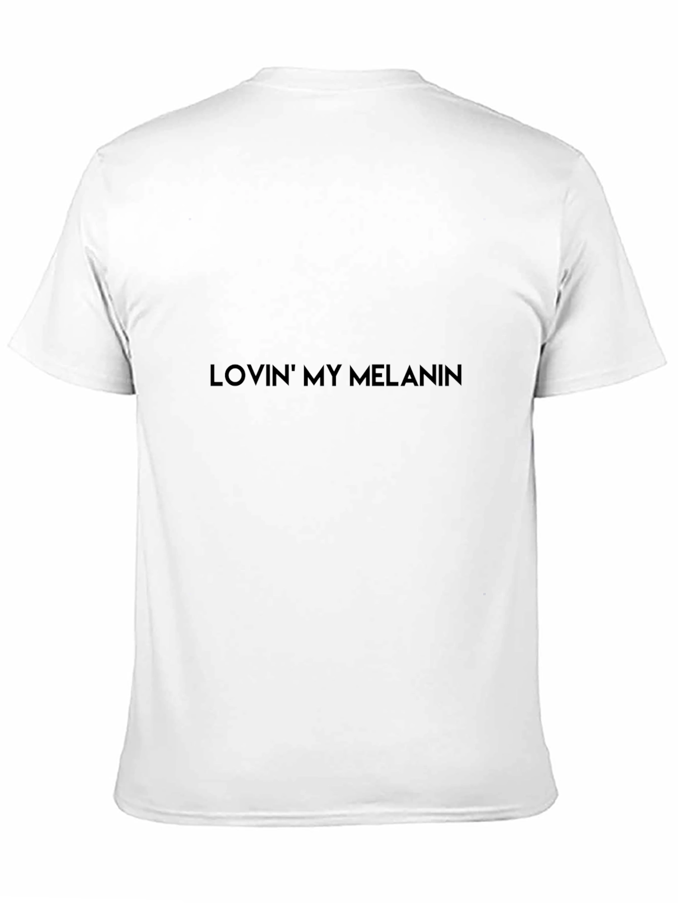 Lovin My Melanin Black Graphic Tee