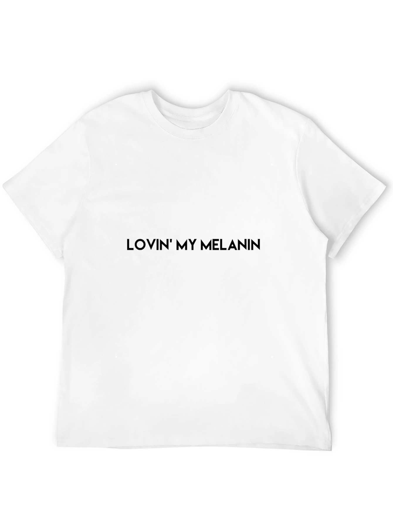 Lovin My Melanin Black Graphic Tee