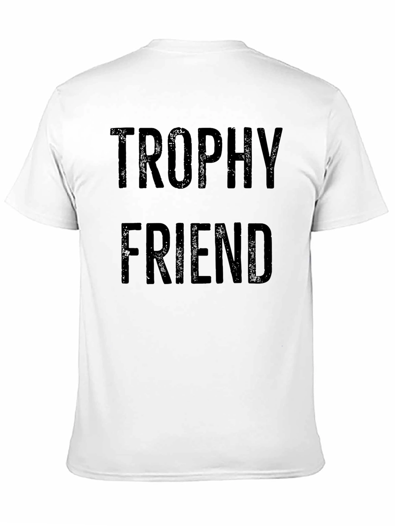 Trophy Friend Graphic Tee - Black Casual T-Shirt