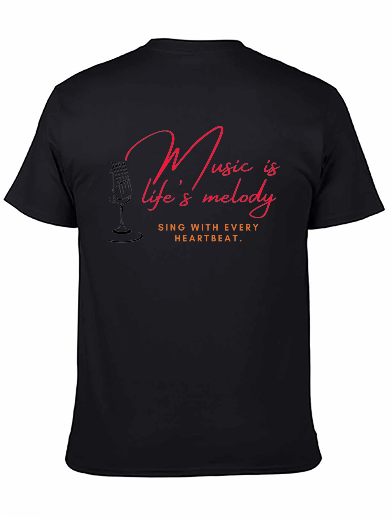 Music is Lifes Melody Graphic Tee