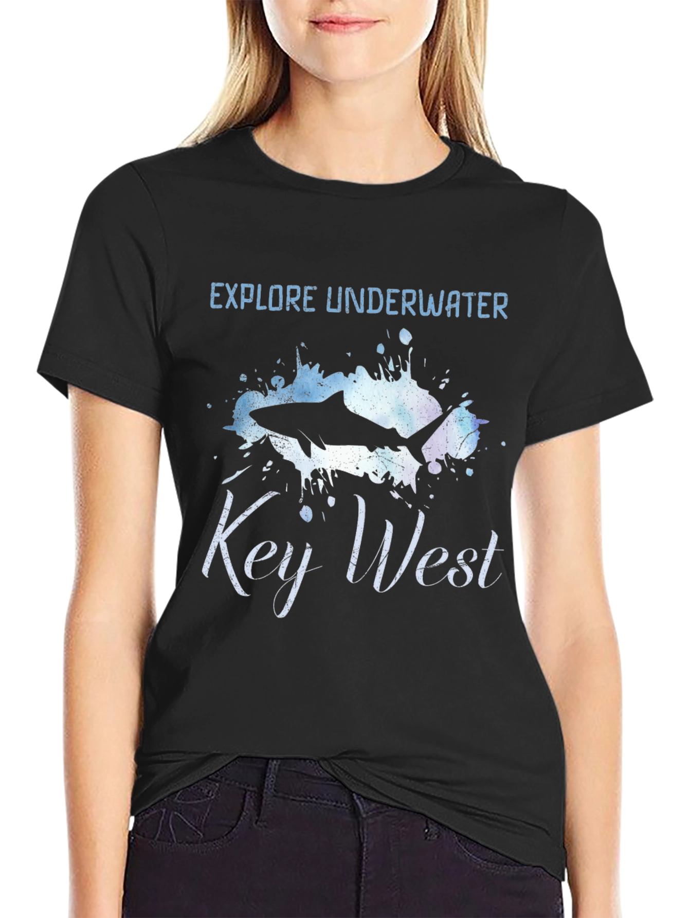 Key West Shark T-Shirt - Explore Underwater