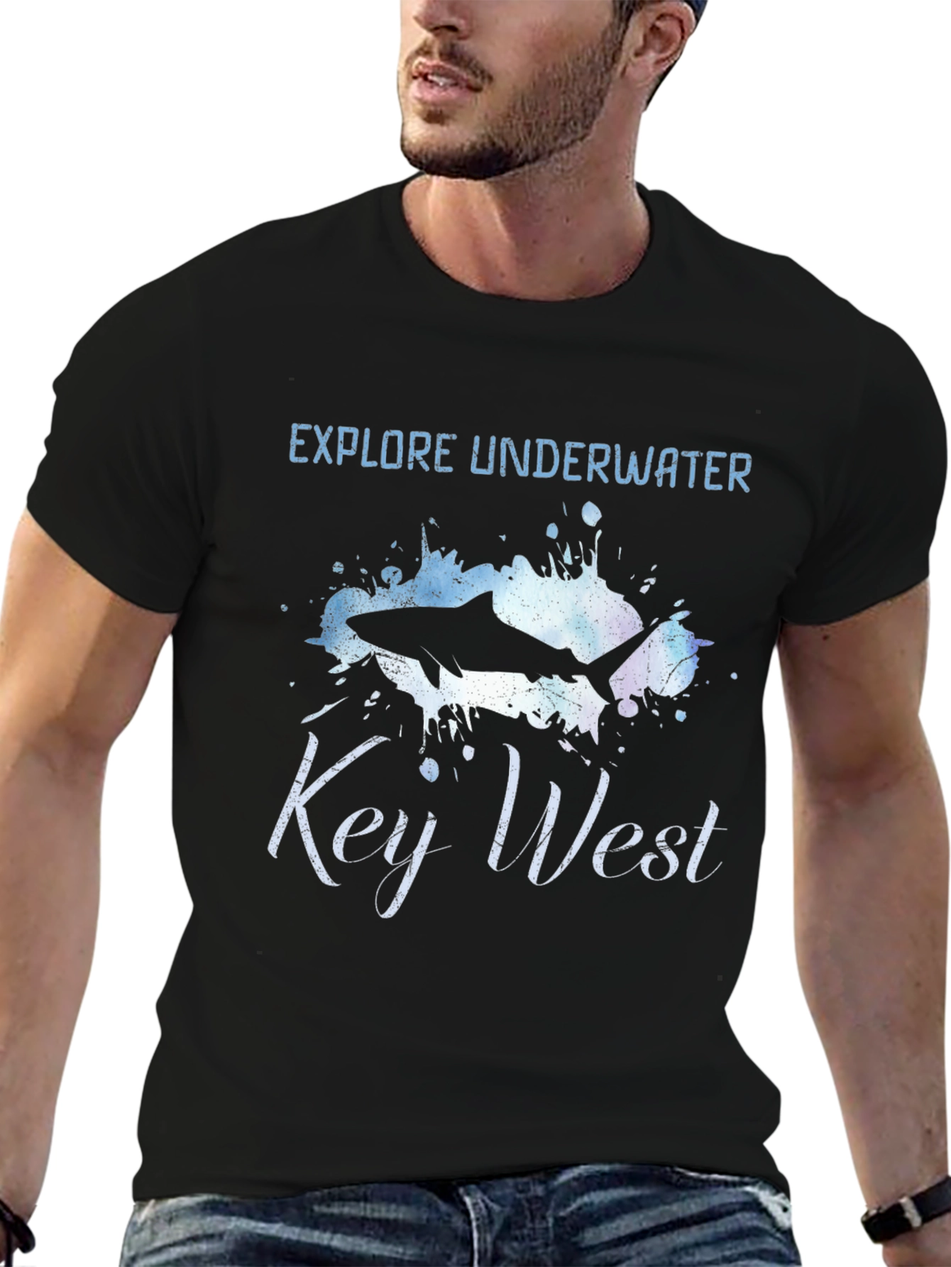 Key West Shark T-Shirt - Explore Underwater