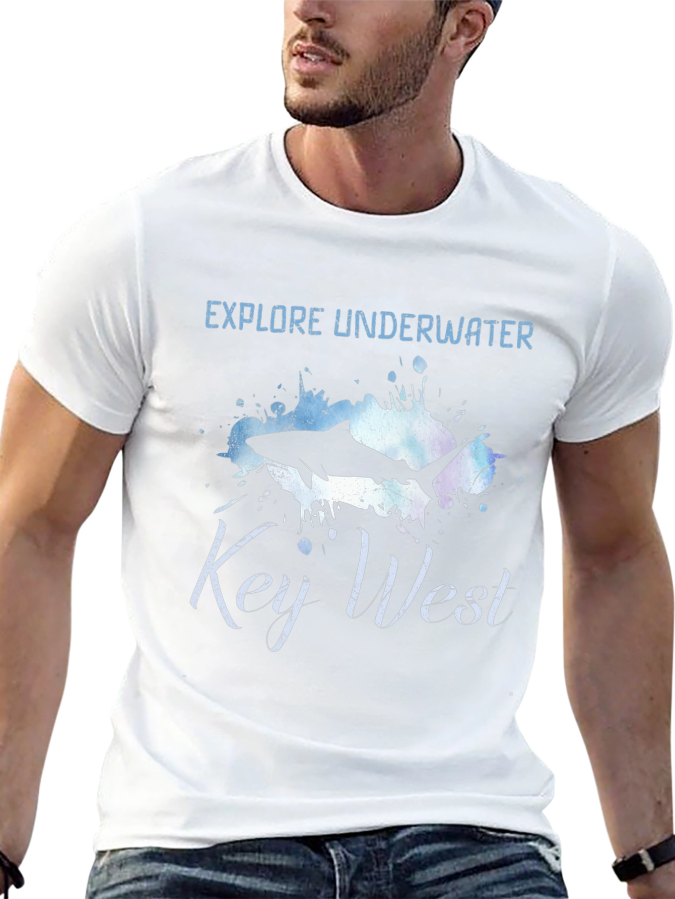 Key West Shark T-Shirt - Explore Underwater