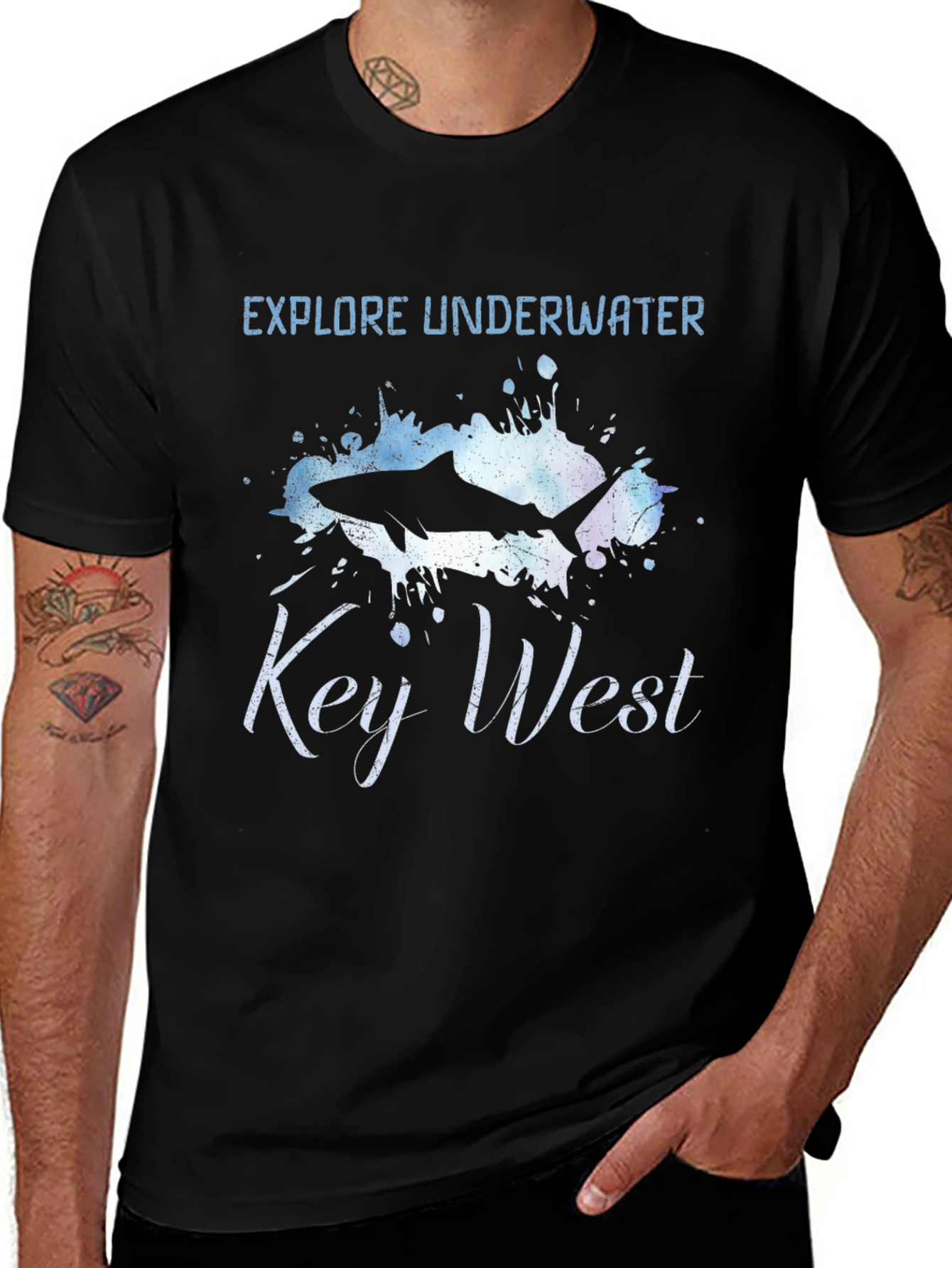 Key West Shark T-Shirt - Explore Underwater