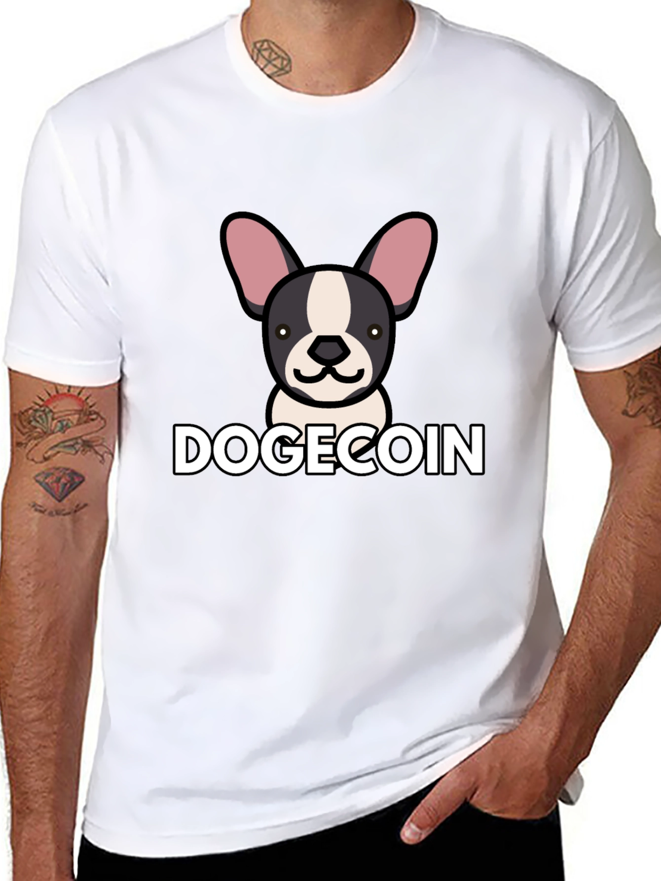 Dogecoin Graphic T-Shirt - Crypto Meme Tee