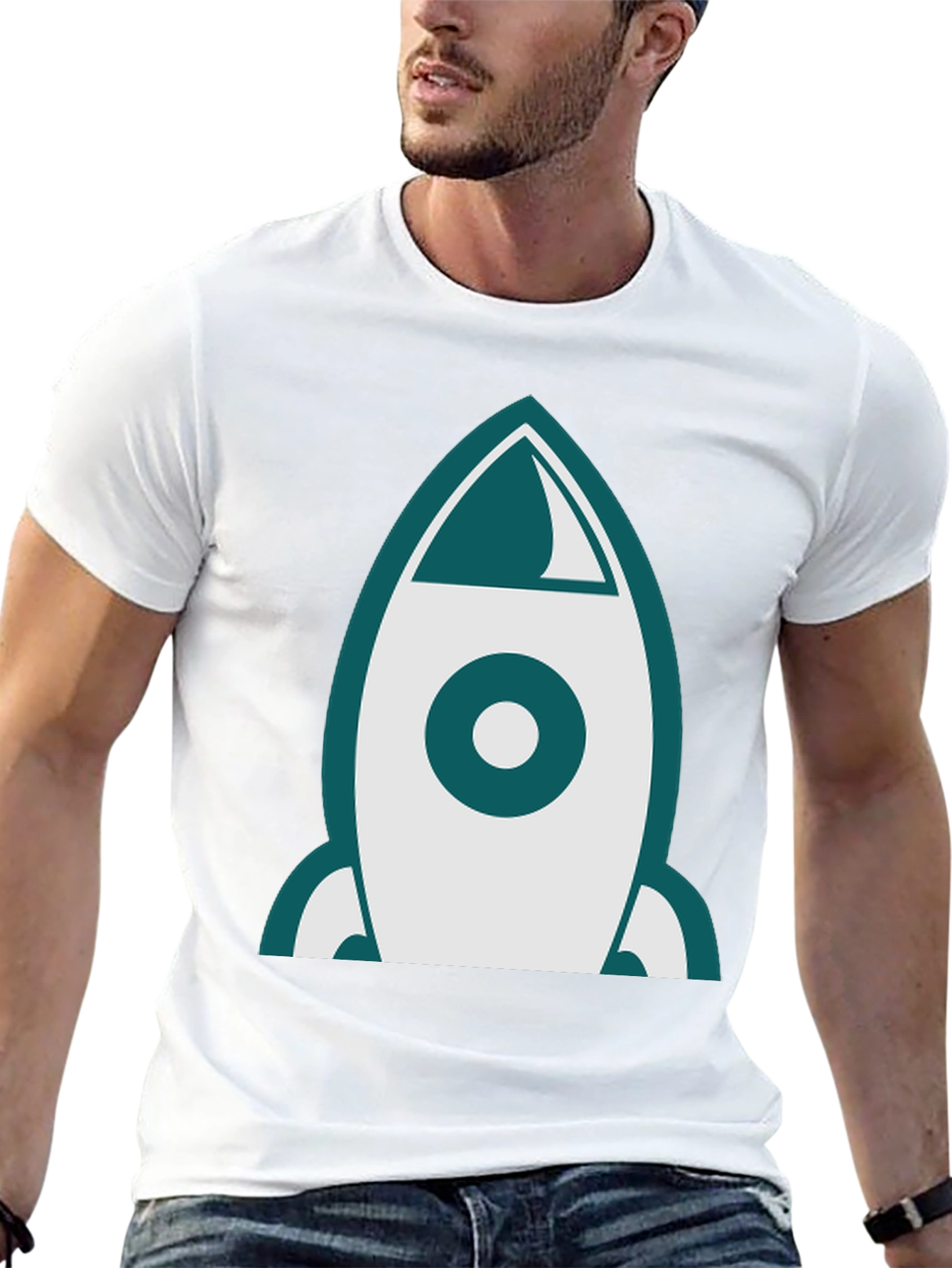 Rocket Graphic Tee - Space Adventure Shirt