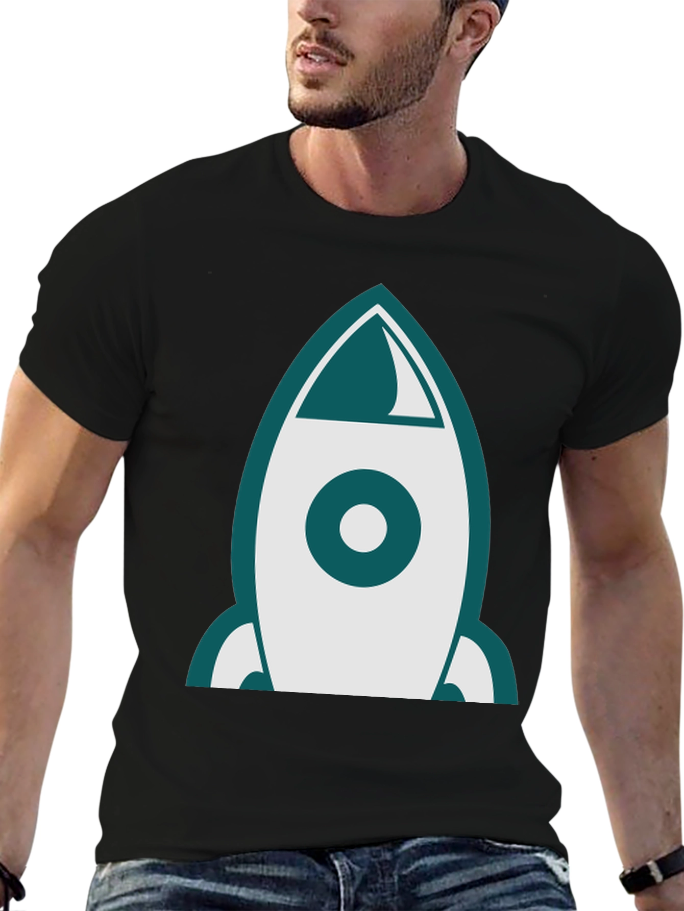 Rocket Graphic Tee - Space Adventure Shirt