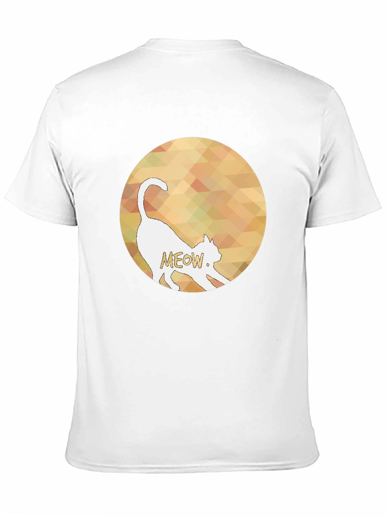 Cool Cat Meow Graphic Black T-Shirt