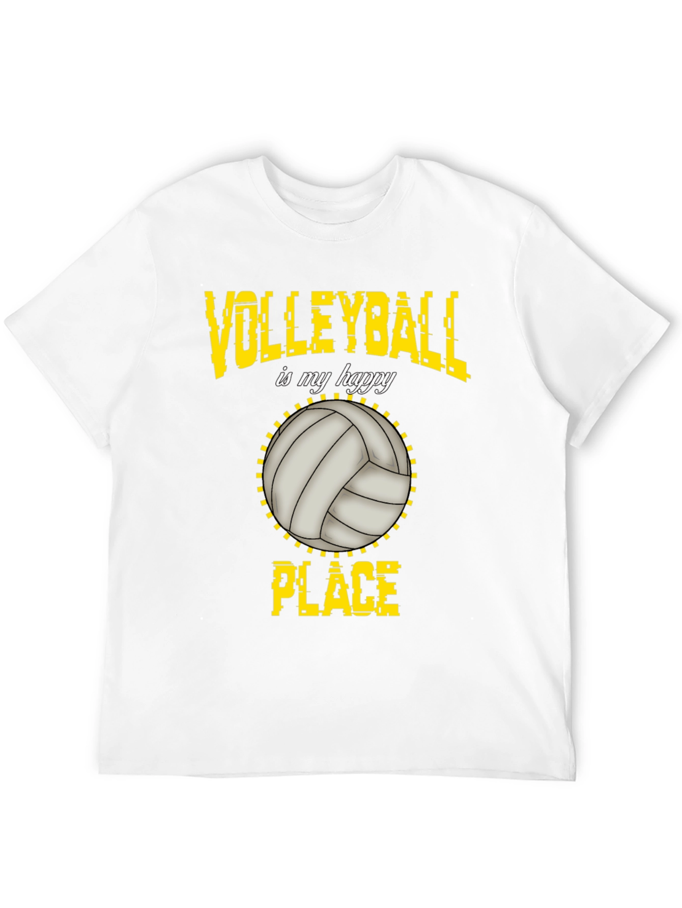 Volleyball Happy Place T-Shirt