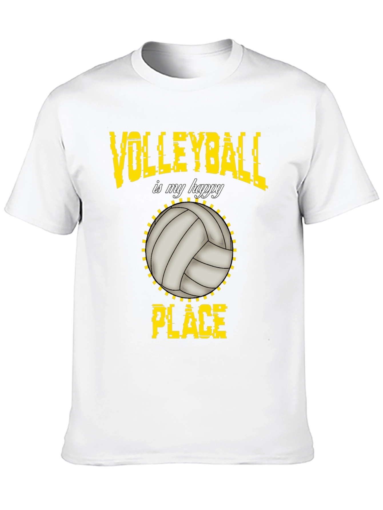 Volleyball Happy Place T-Shirt