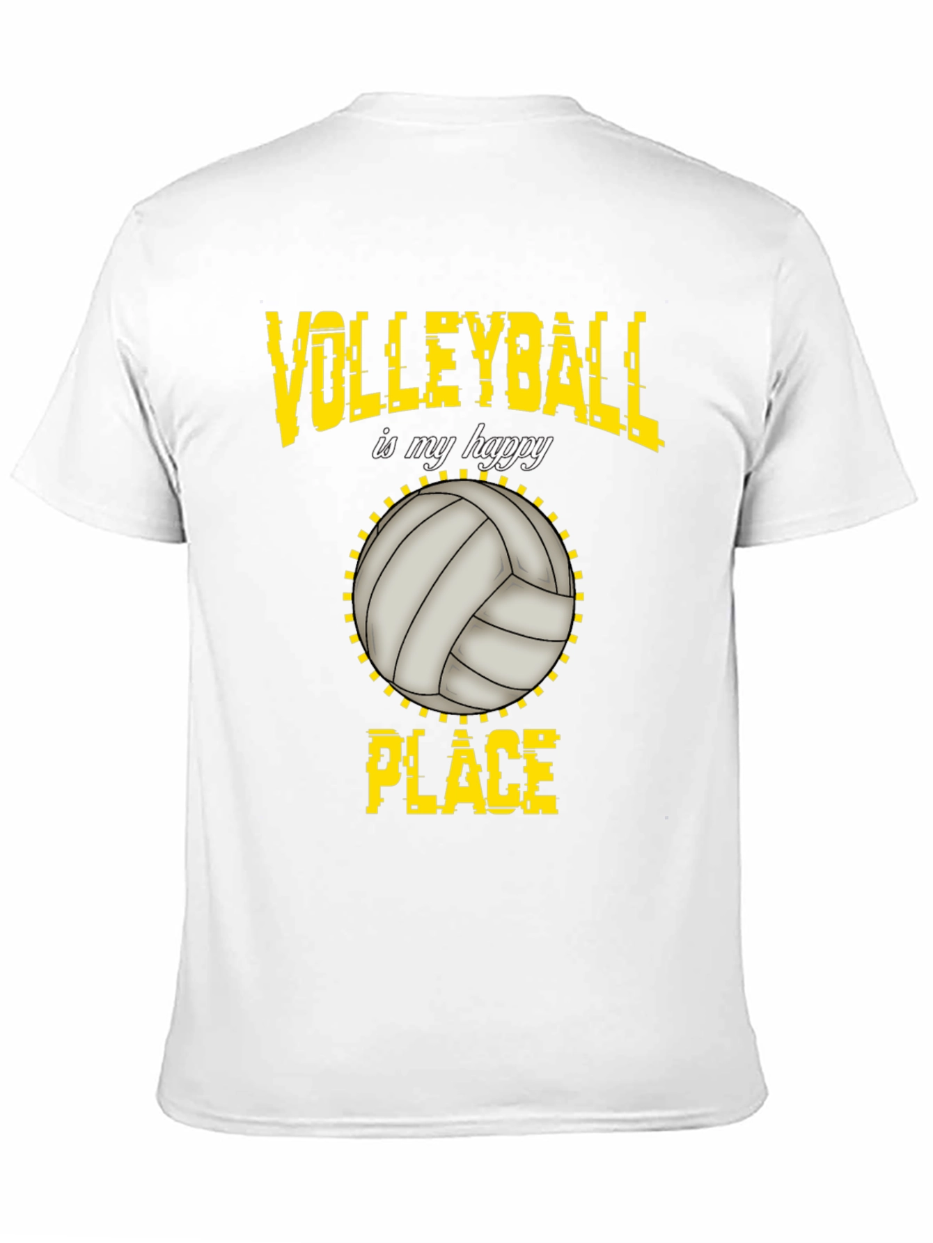 Volleyball Happy Place T-Shirt