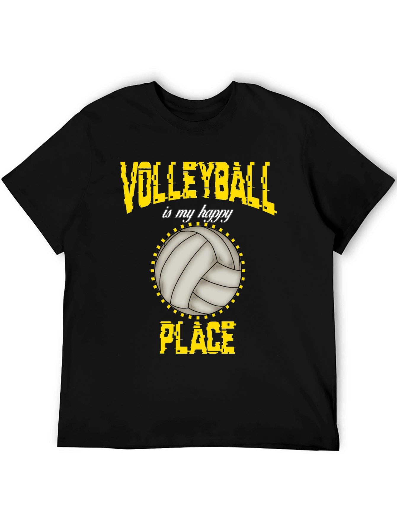 Volleyball Happy Place T-Shirt