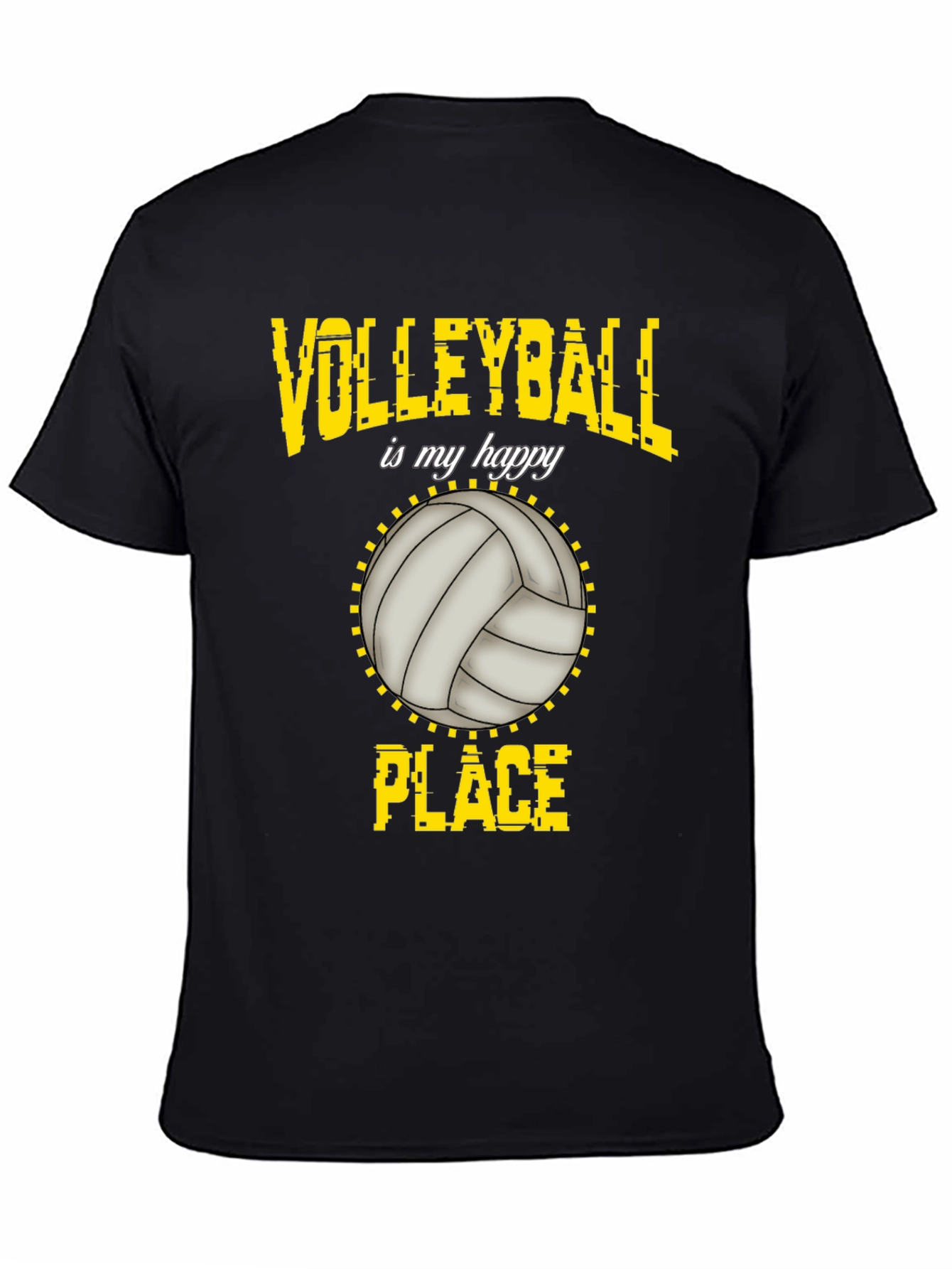 Volleyball Happy Place T-Shirt