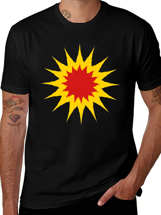Explosion Graphic Black T-Shirt