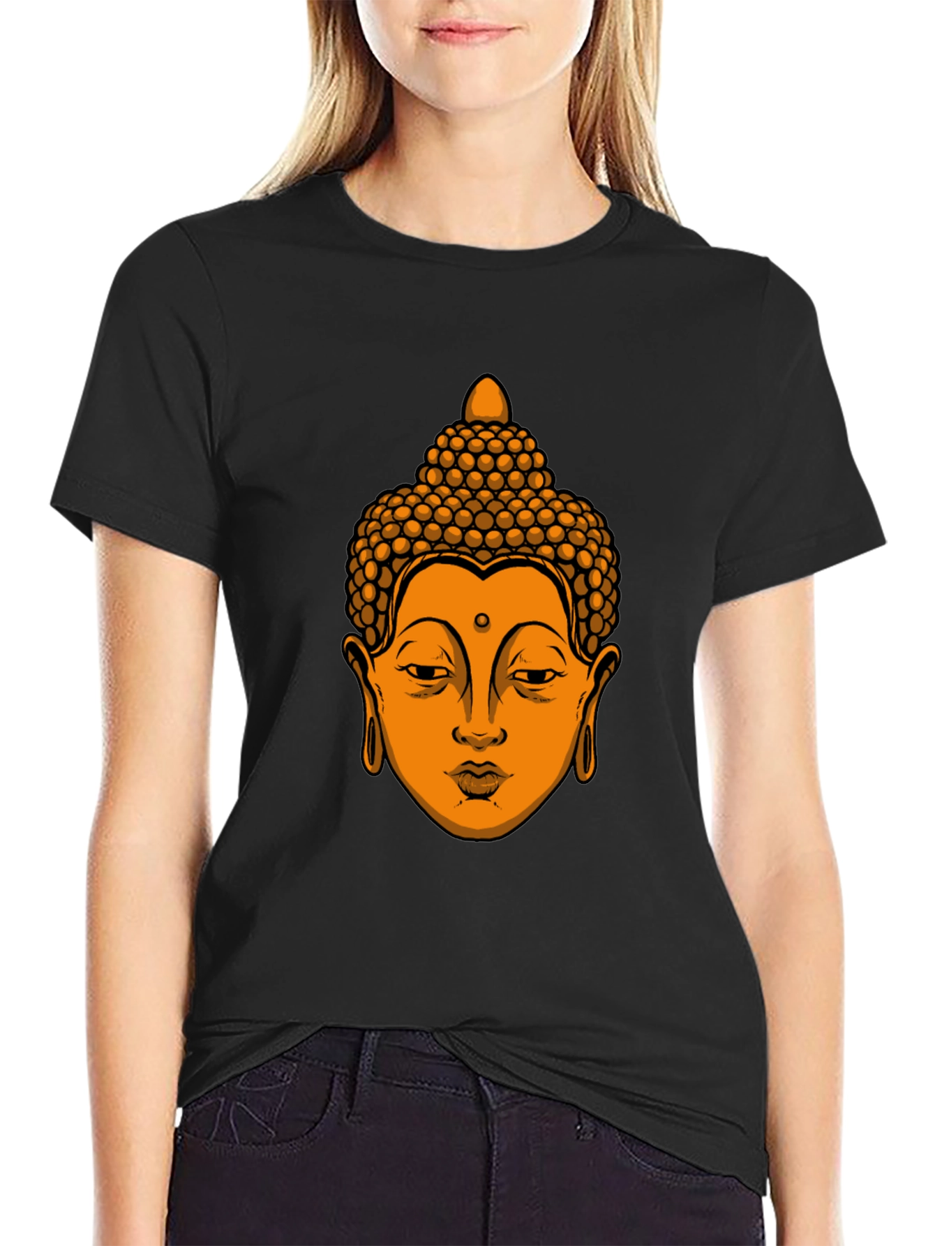 Buddha Graphic Tee - Mens Black T-Shirt