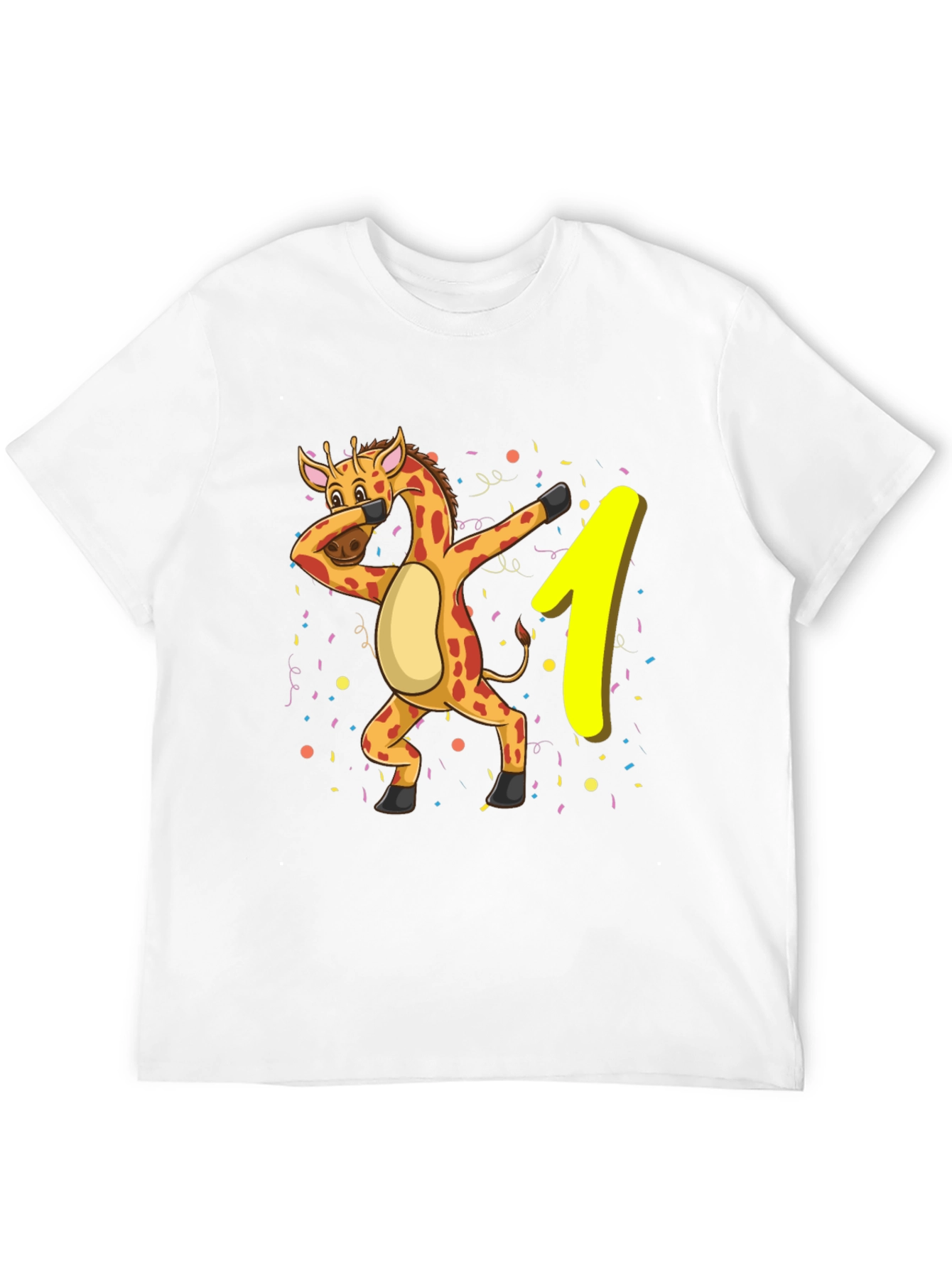Dabbing Giraffe 1st Birthday T-Shirt
