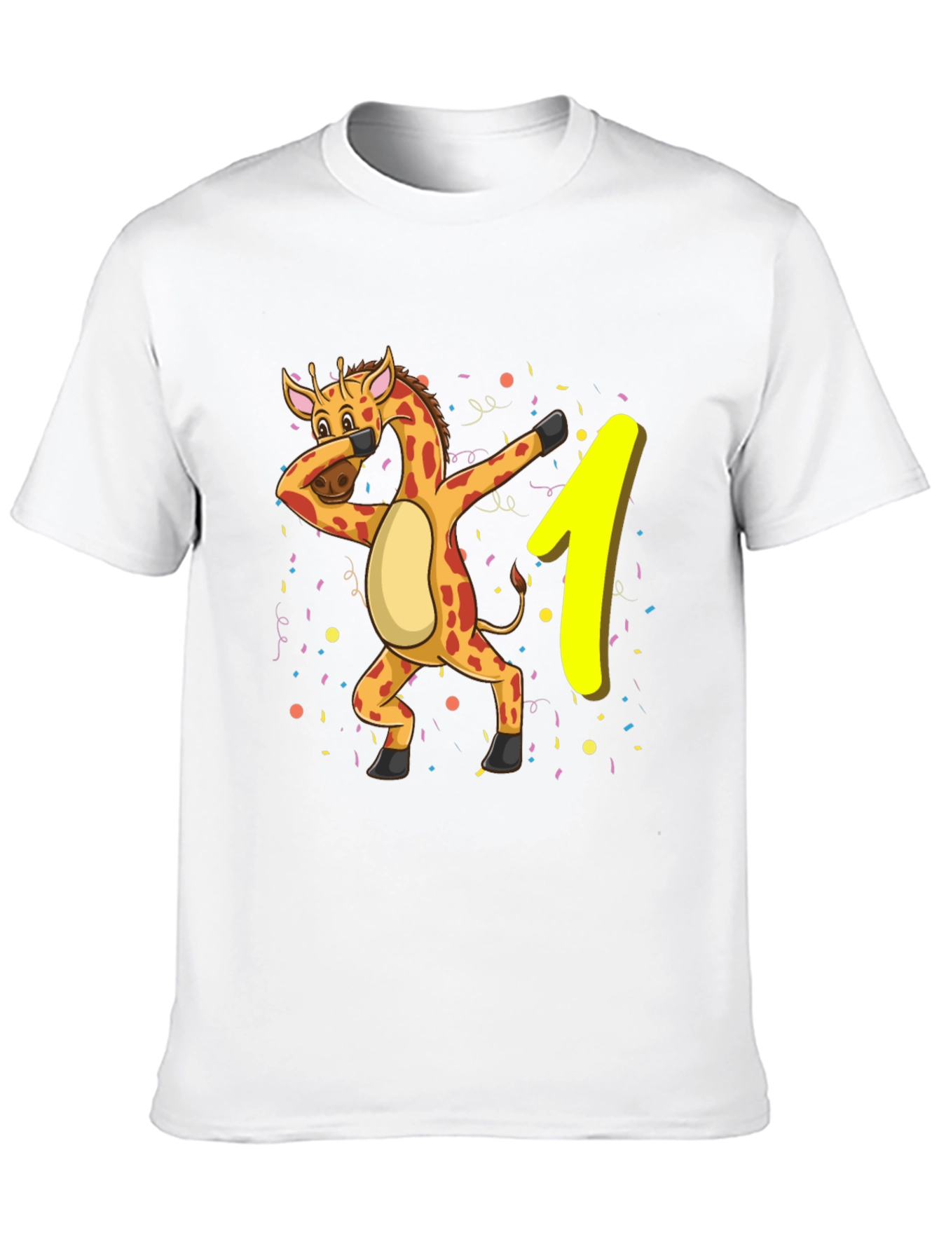 Dabbing Giraffe 1st Birthday T-Shirt