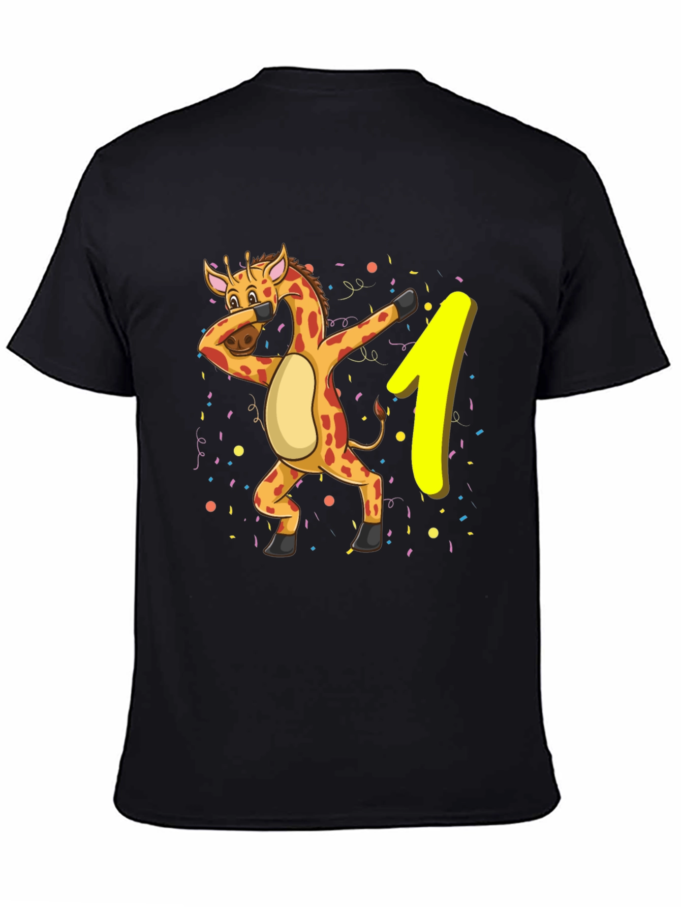 Dabbing Giraffe 1st Birthday T-Shirt