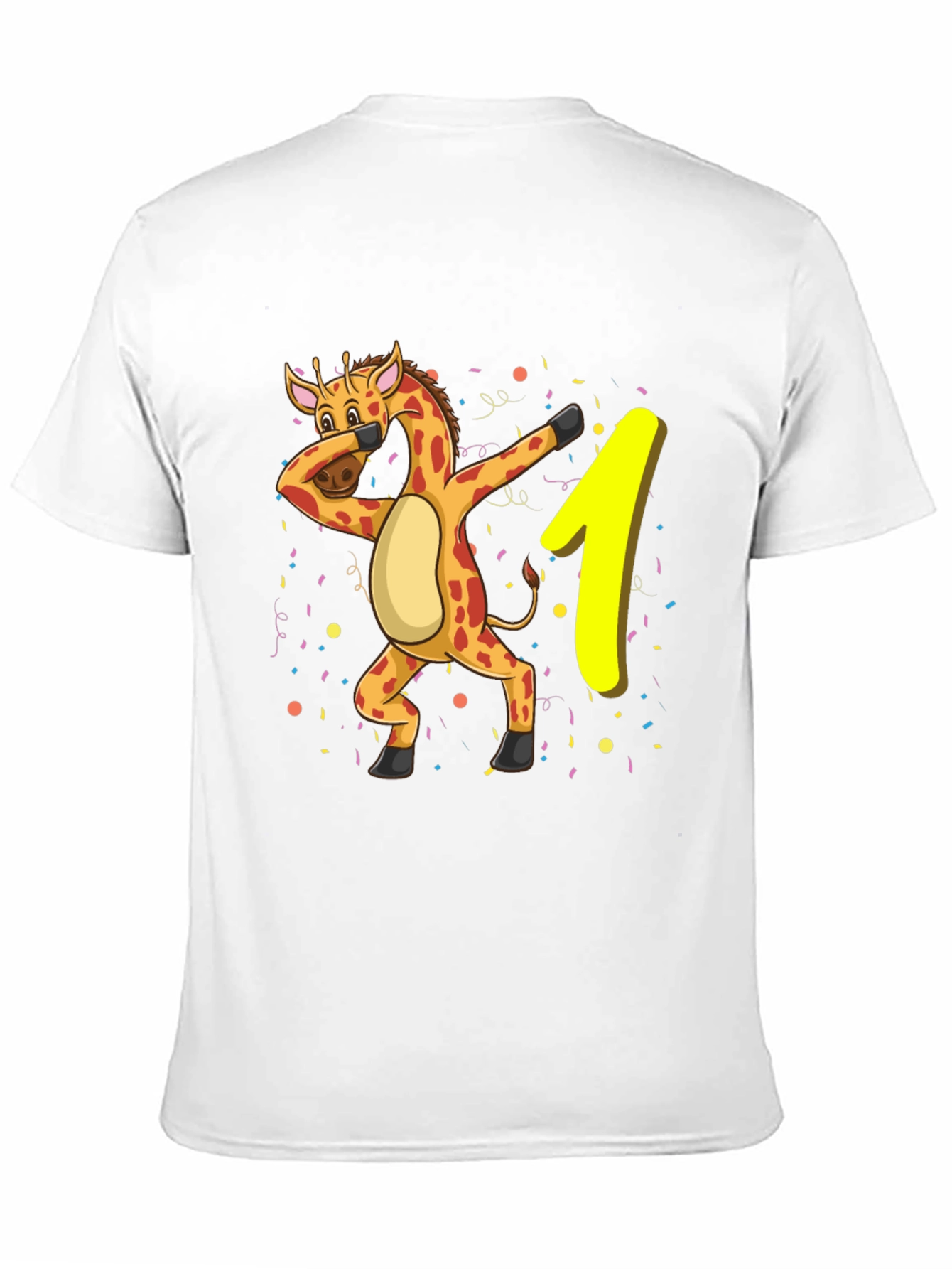Dabbing Giraffe 1st Birthday T-Shirt